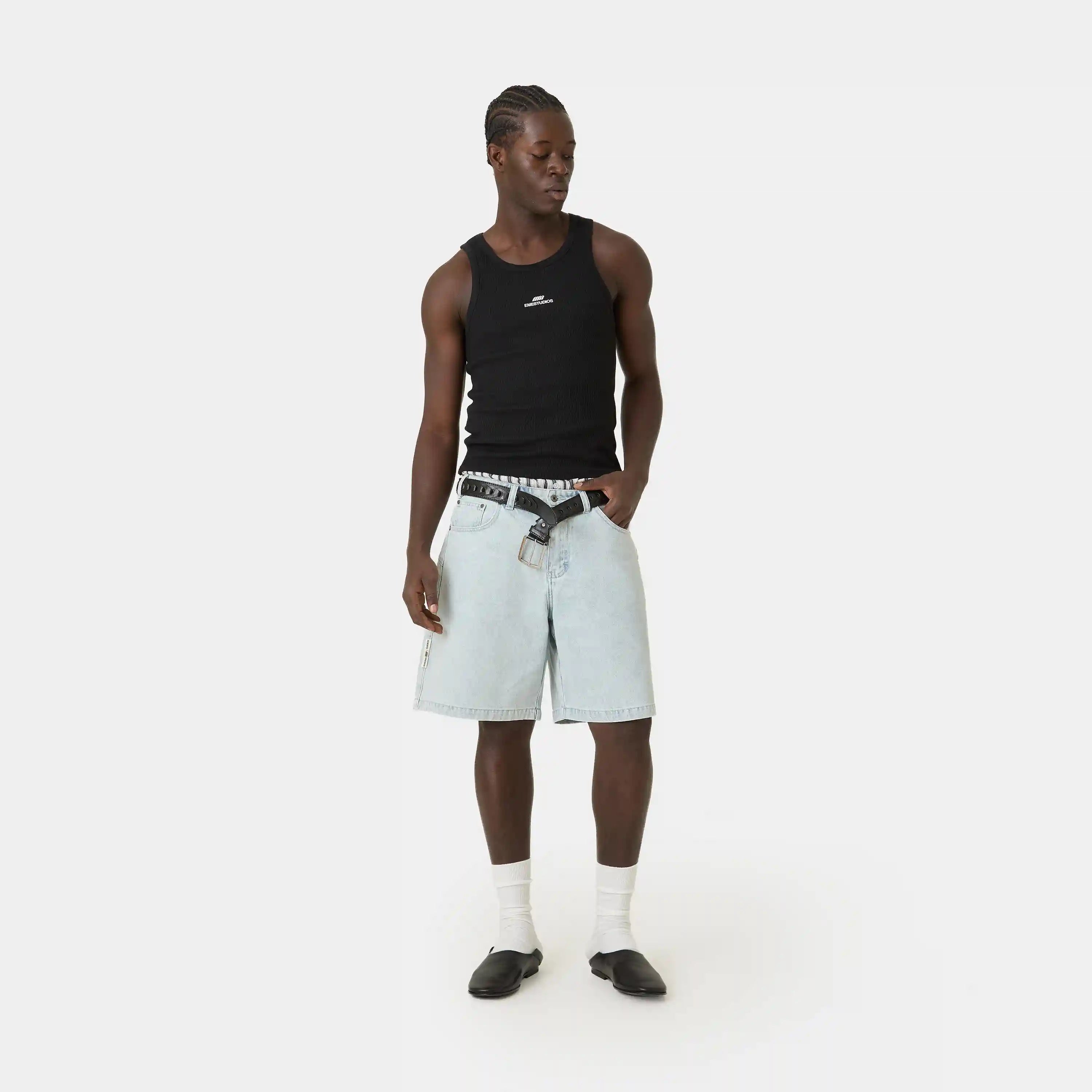 Prad Black Tank Top T-shirts Eme Studios