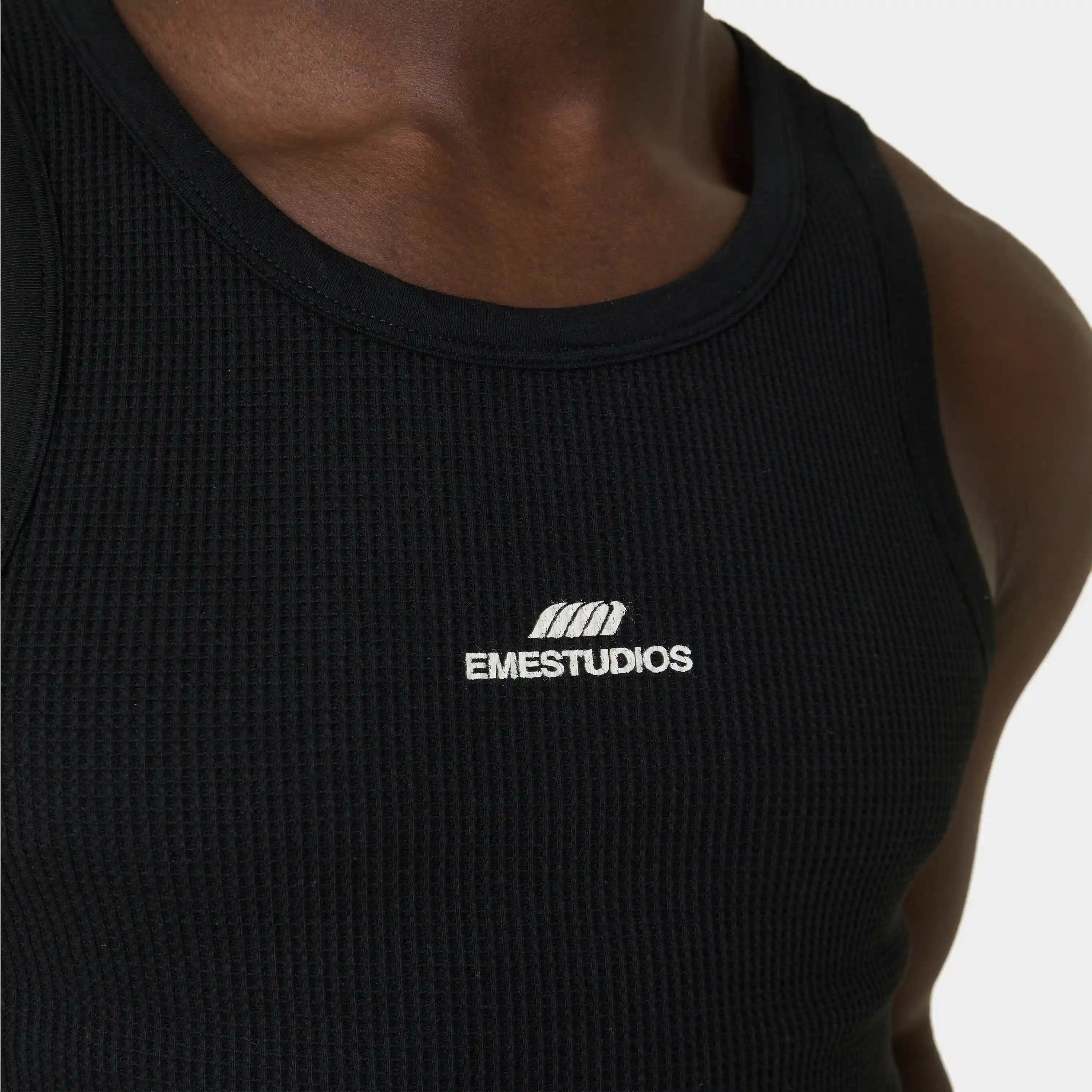 Prad Black Tank Top T-shirts Eme Studios