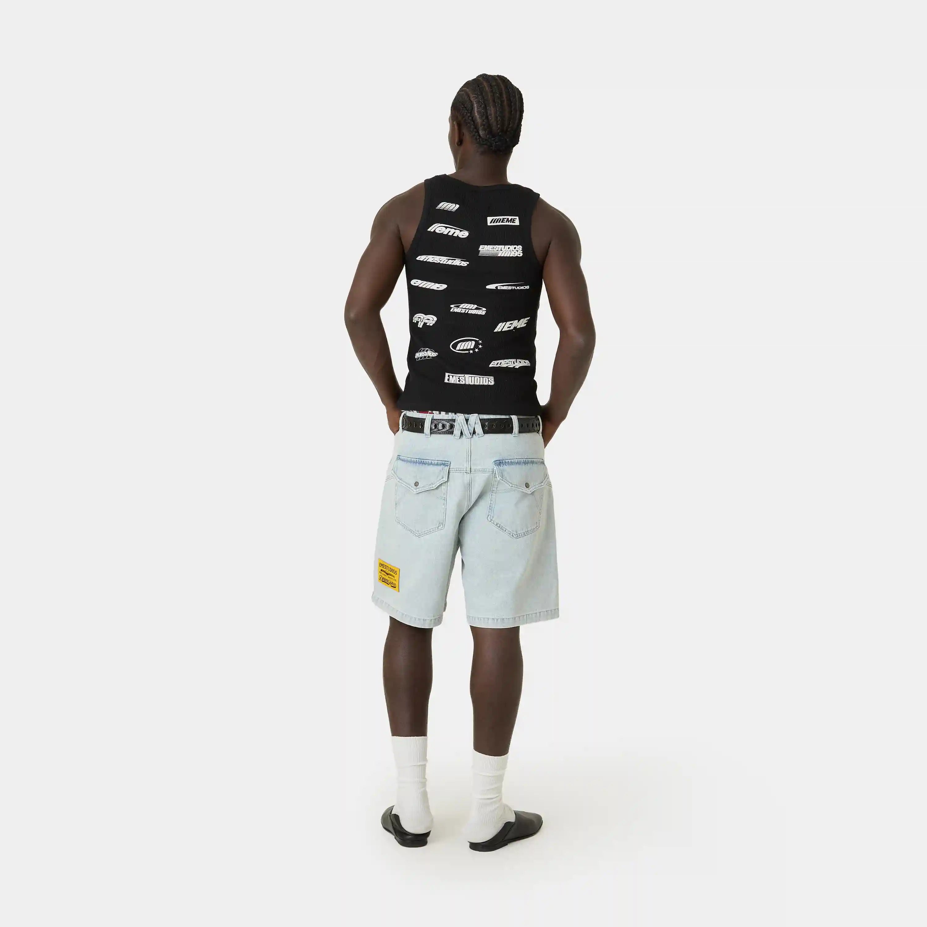 Prad Black Tank Top T-shirts Eme Studios