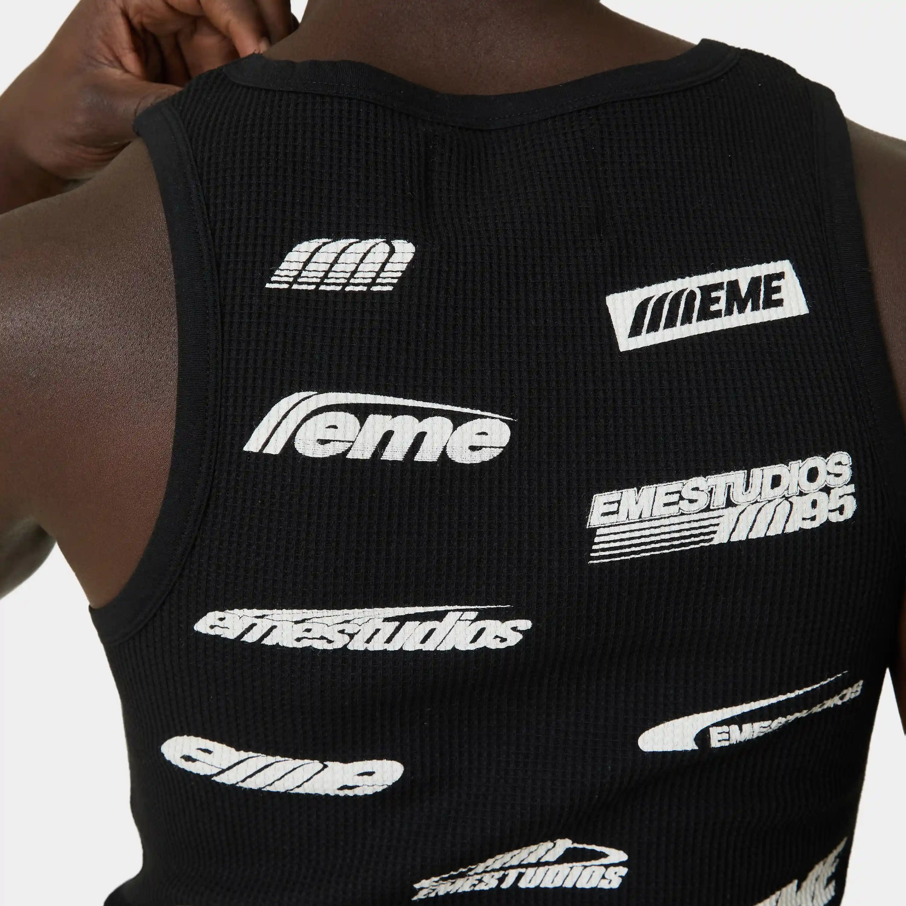 Prad Black Tank Top T-shirts Eme Studios