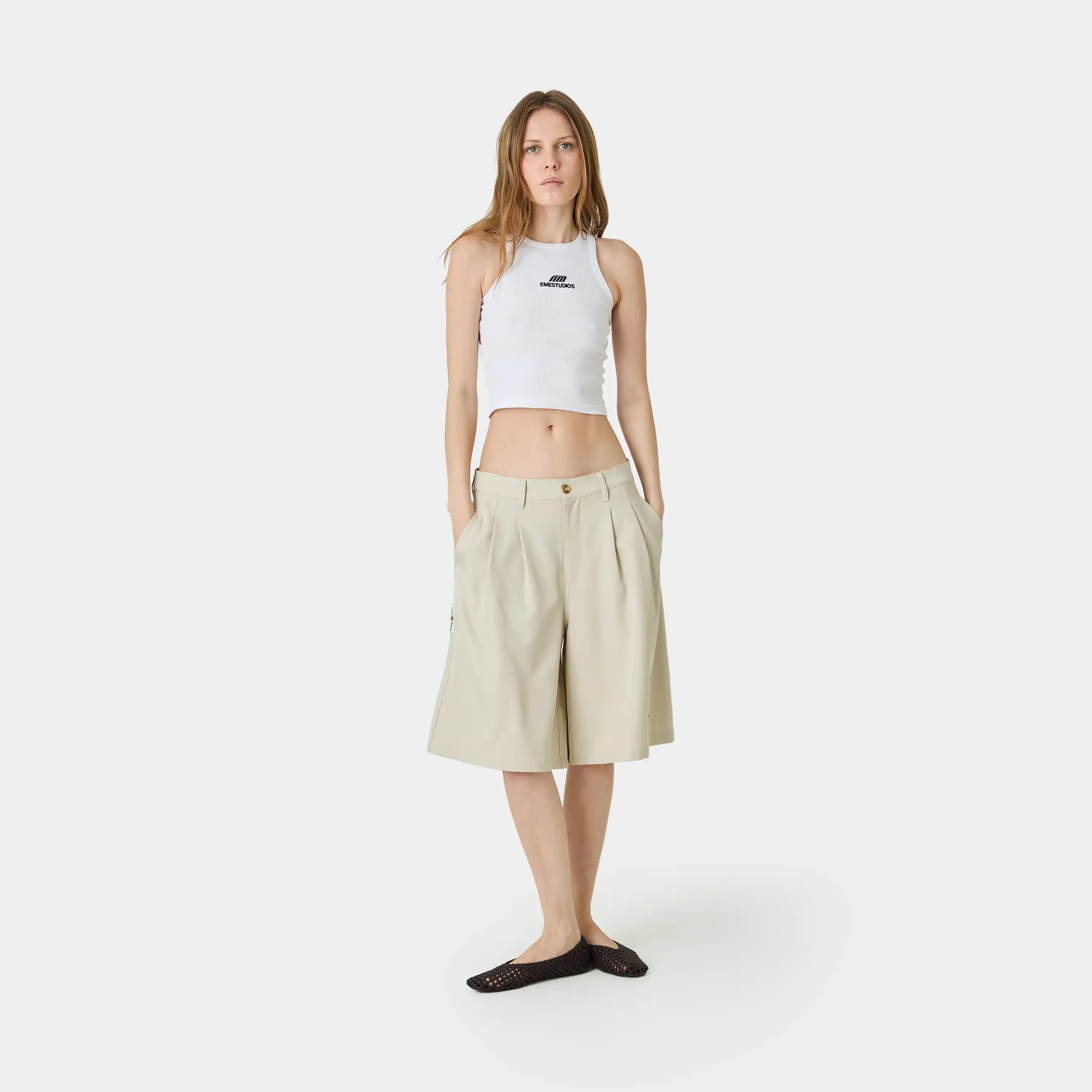 Jayde Cream CSWT Shorts Shorts Eme Studios