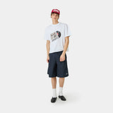 Jayde Navy Striped CSWT Shorts Shorts Eme Studios