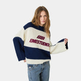 Layr Navy Knit Sweater Knitwear Eme Studios