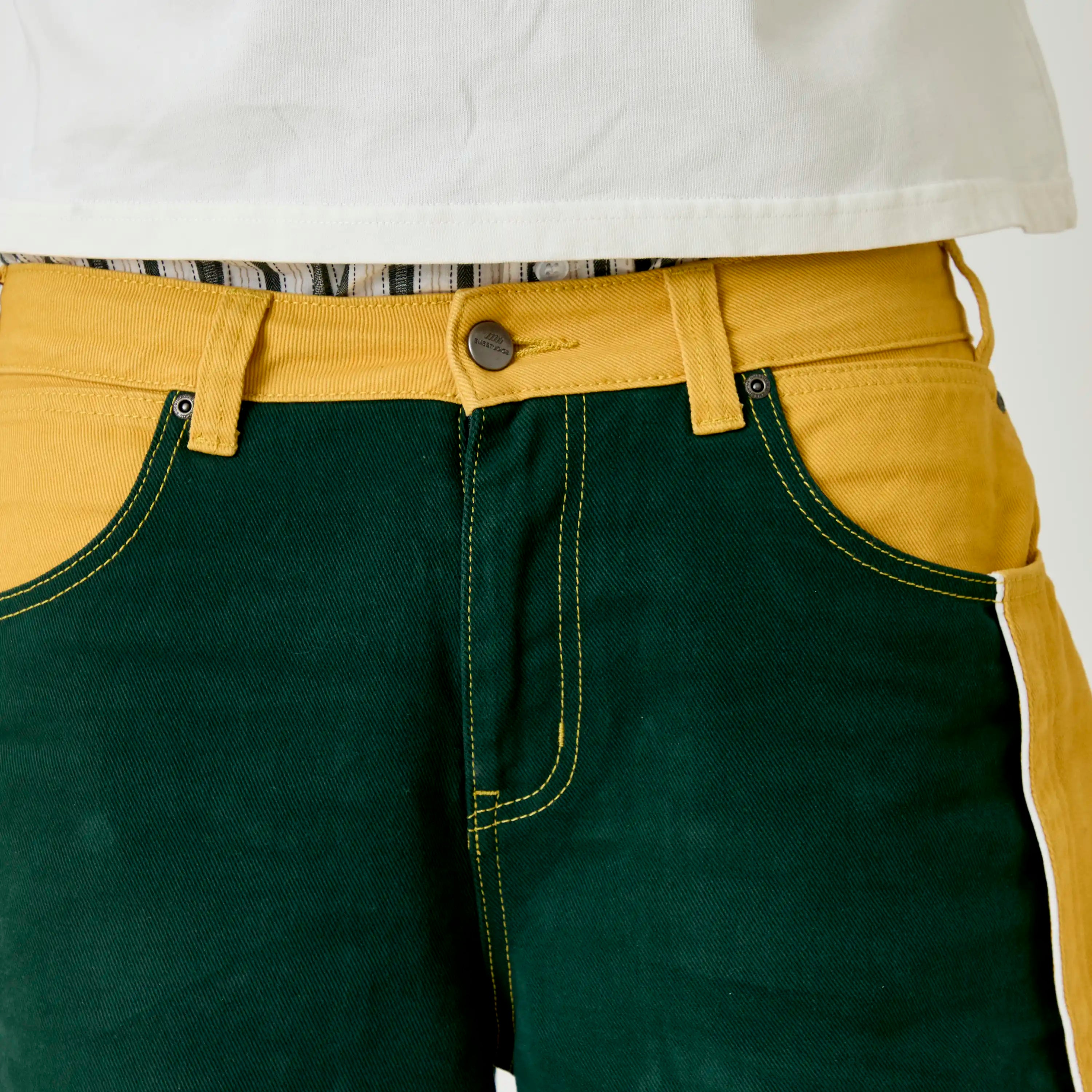 Dual Bossa Denim Shorts Shorts Eme Studios