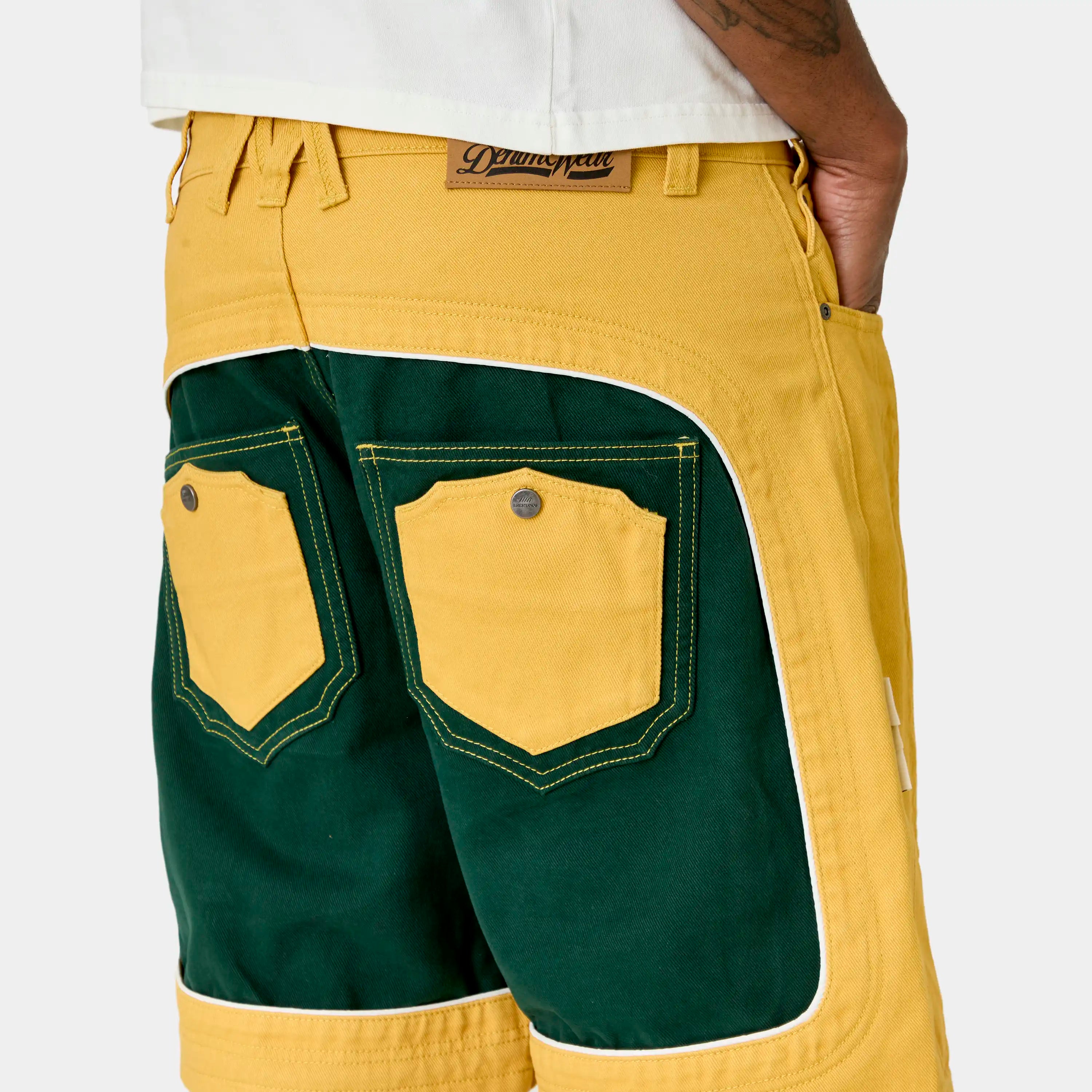 Dual Bossa Denim Shorts Shorts Eme Studios