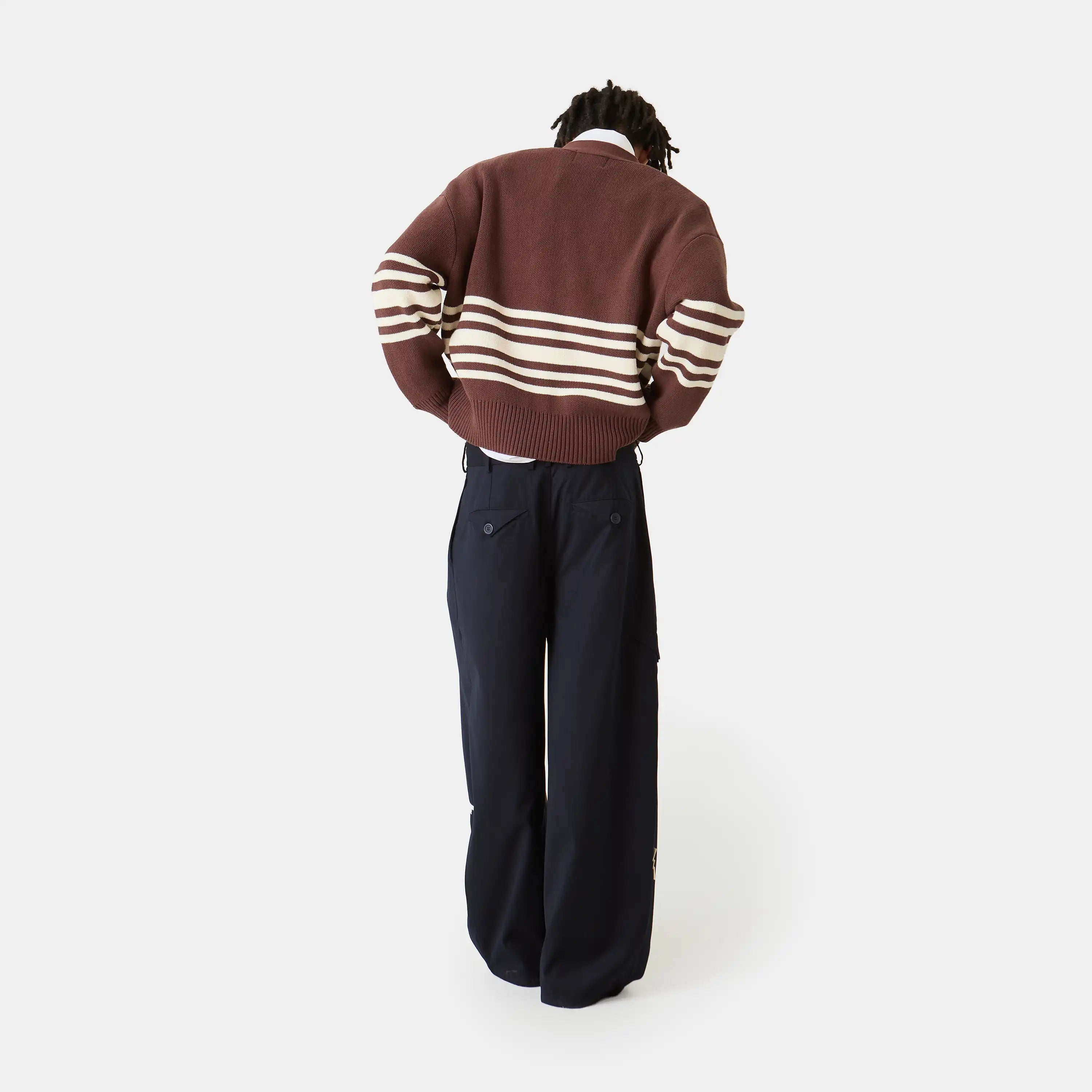 Borca Navy Tailored Pants Pants Eme Studios