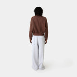 Cove Fawn Track Full Zip Crewneck Eme Studios