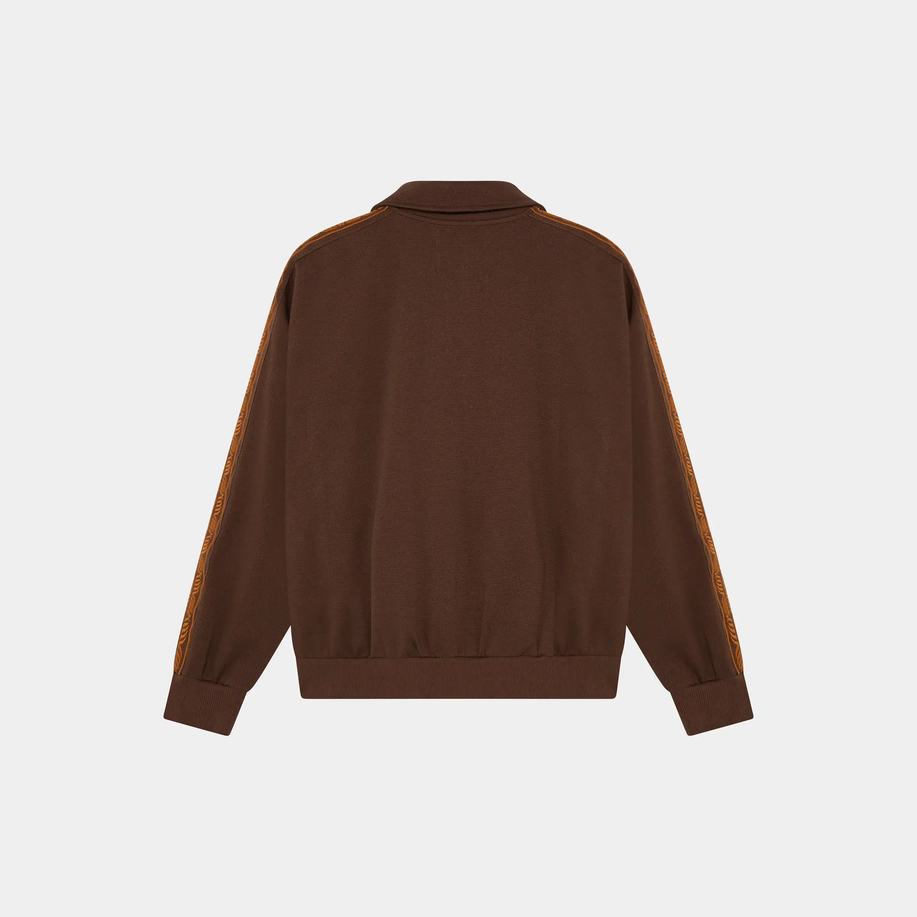 Cove Fawn Track Full Zip Crewneck Eme Studios