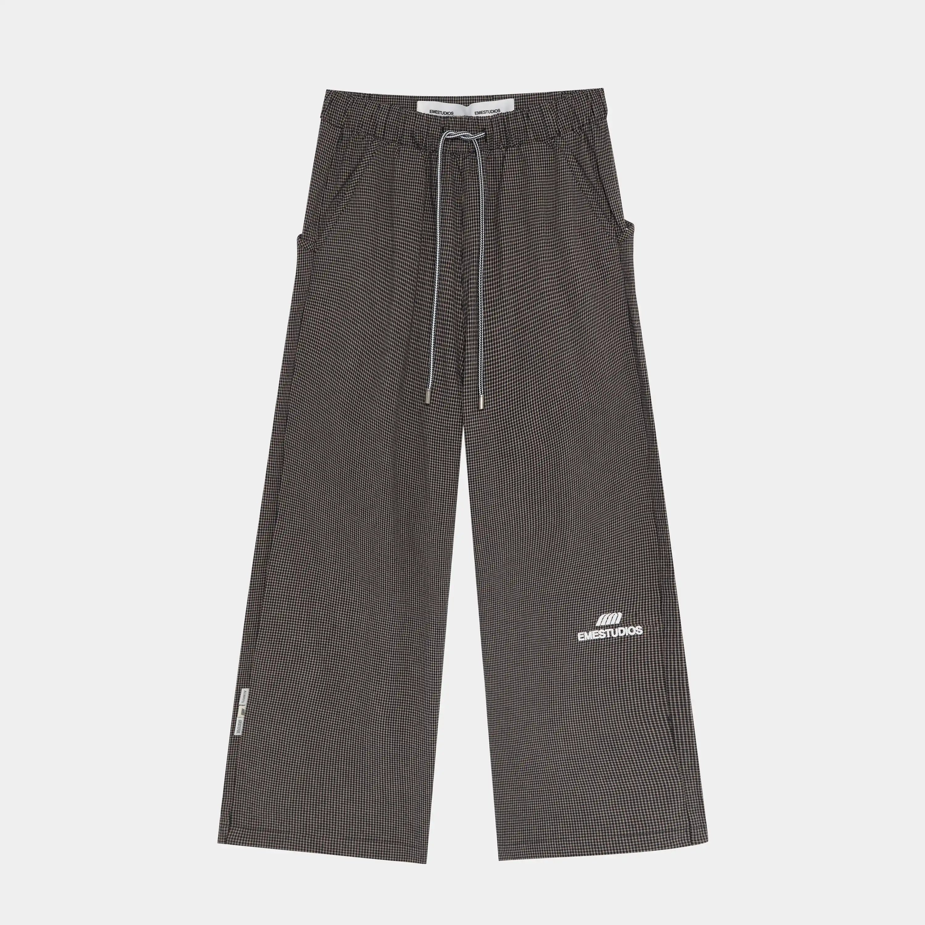 AHL Navy Wide Pants Pants Eme Studios
