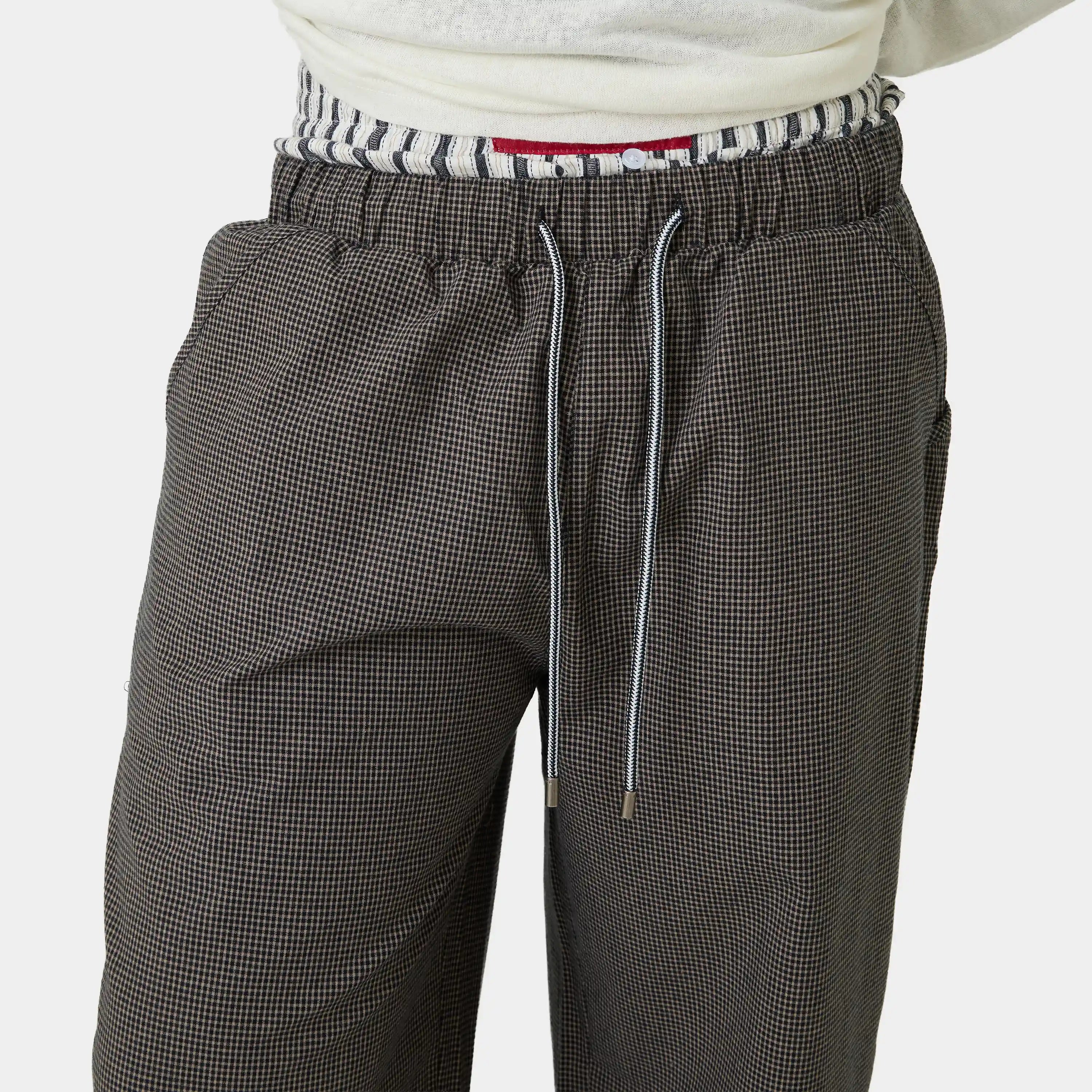 AHL Navy Wide Pants Pants Eme Studios