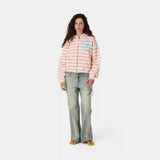 Wander Pink Cropped Boxy Full Zip Hoodies Eme Studios