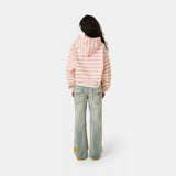 Wander Pink Cropped Boxy Full Zip Hoodies Eme Studios