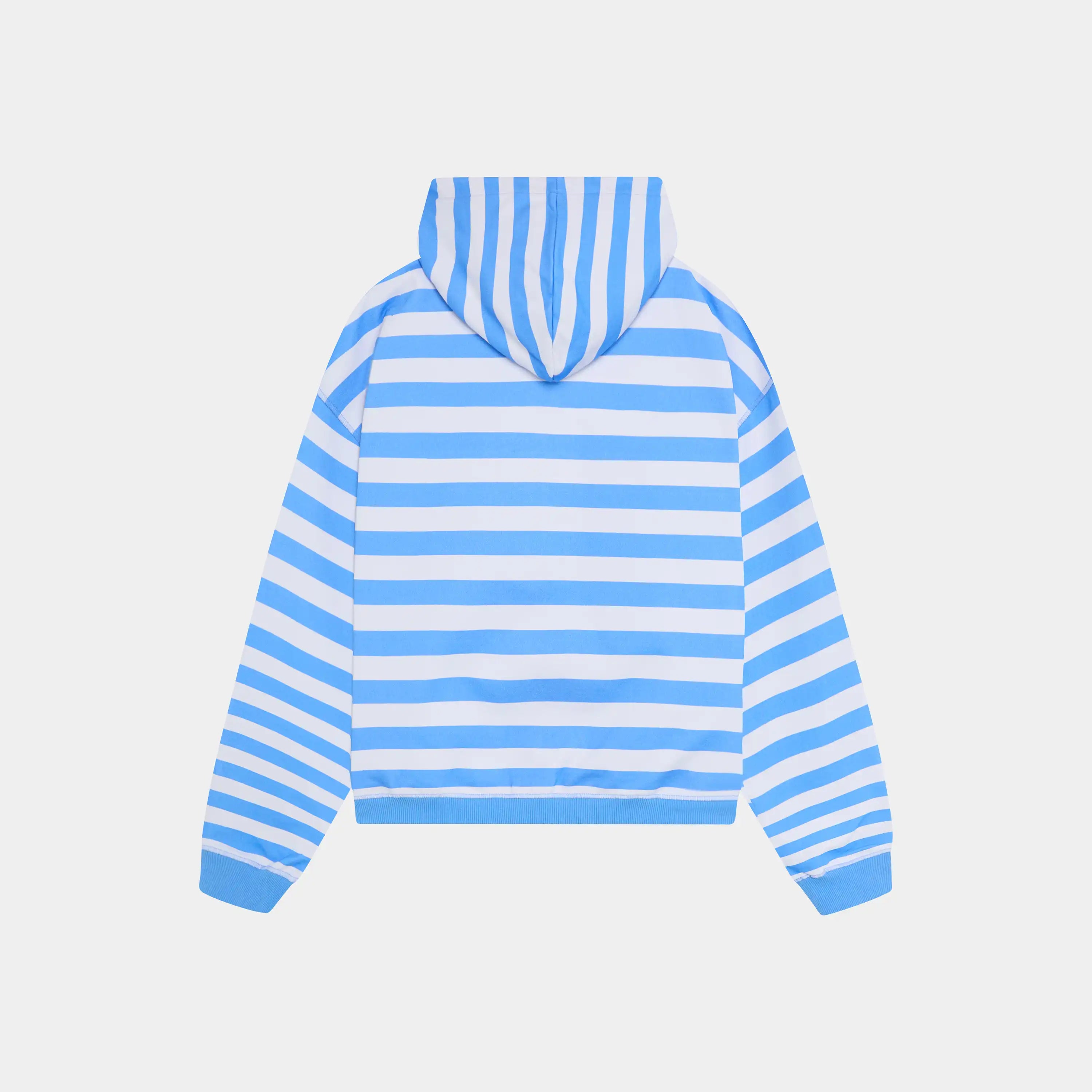 Wander Blue Cropped Boxy Full Zip Hoodies Eme Studios