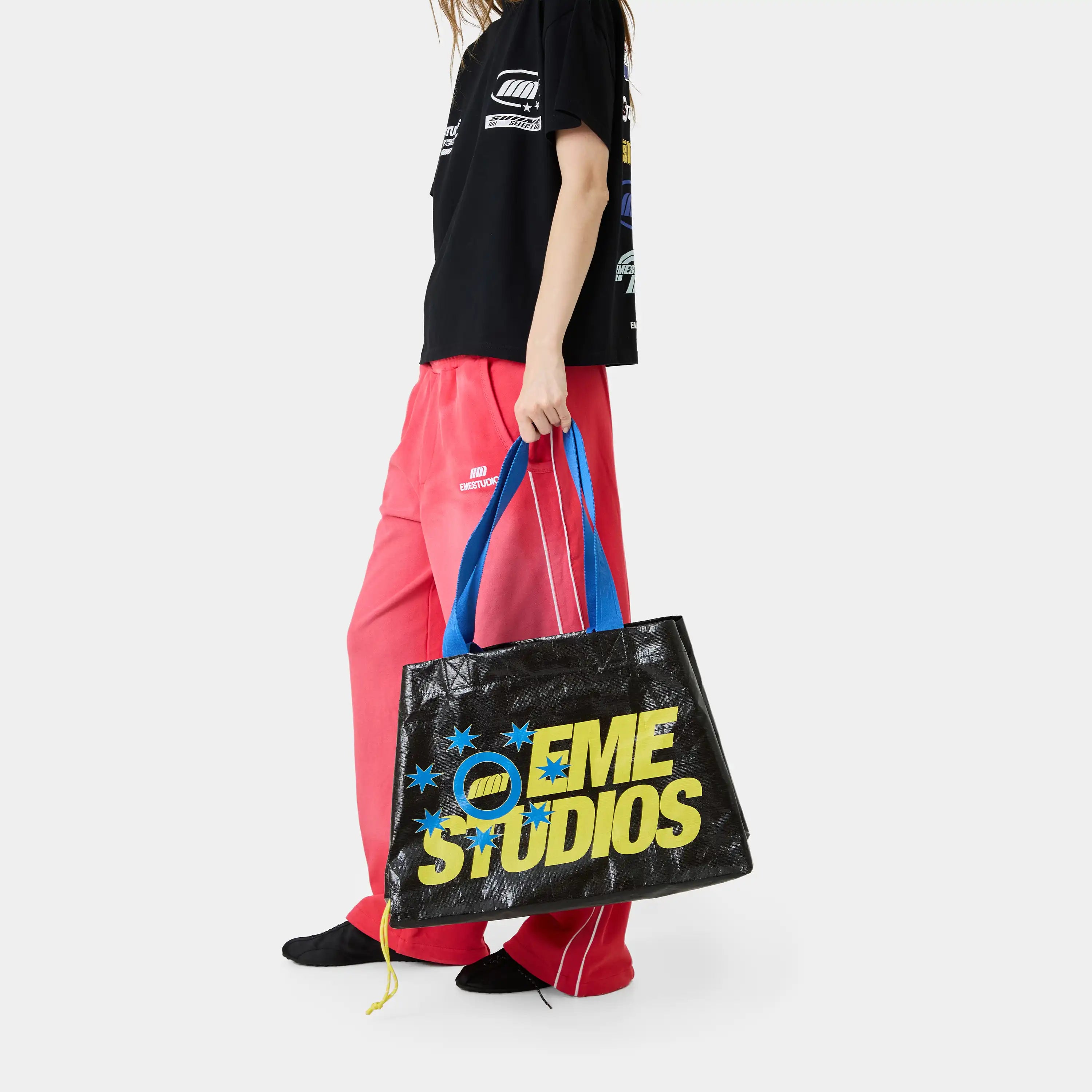 Saving Black Shopping Bag Accesories Eme Studios