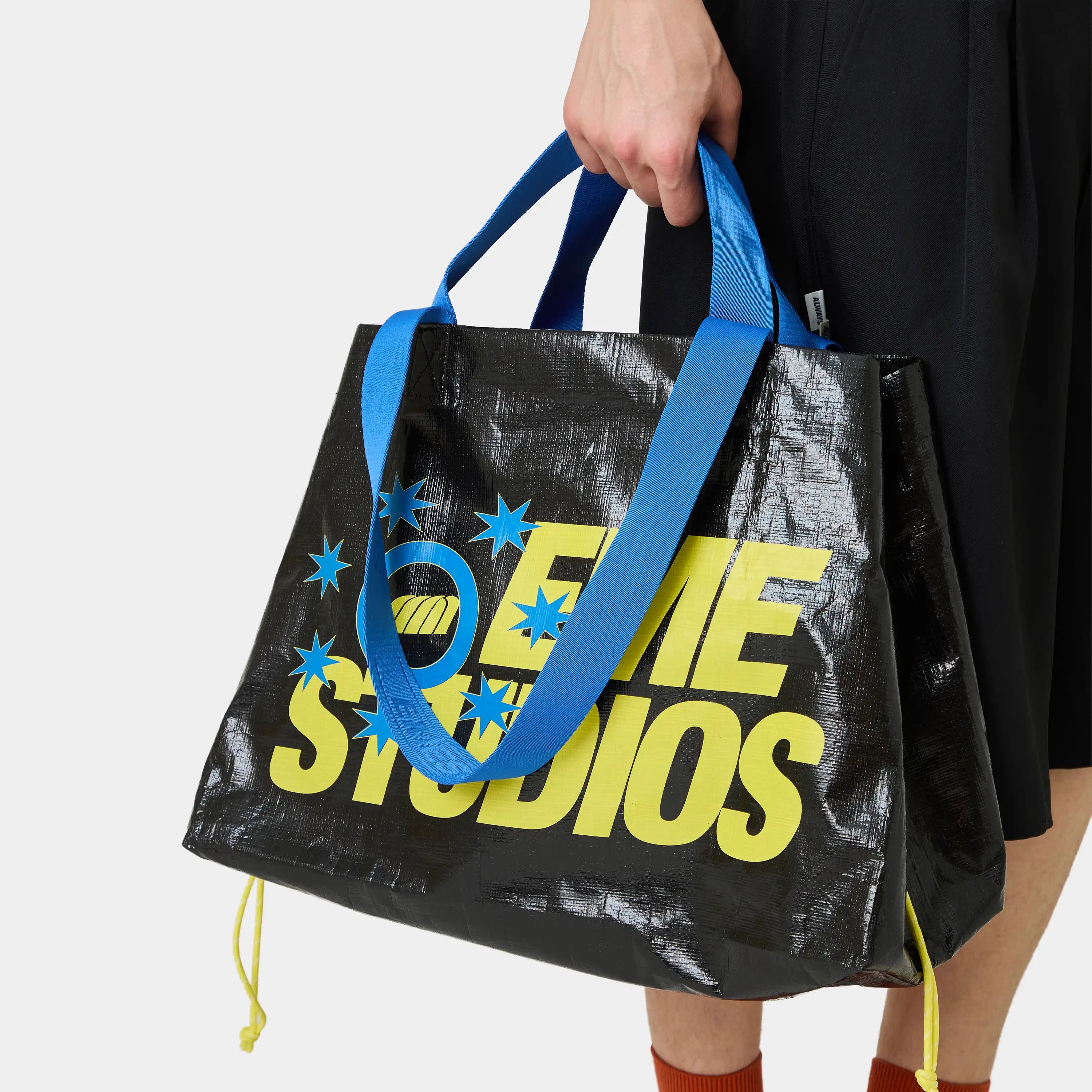 Saving Black Shopping Bag Accesories Eme Studios