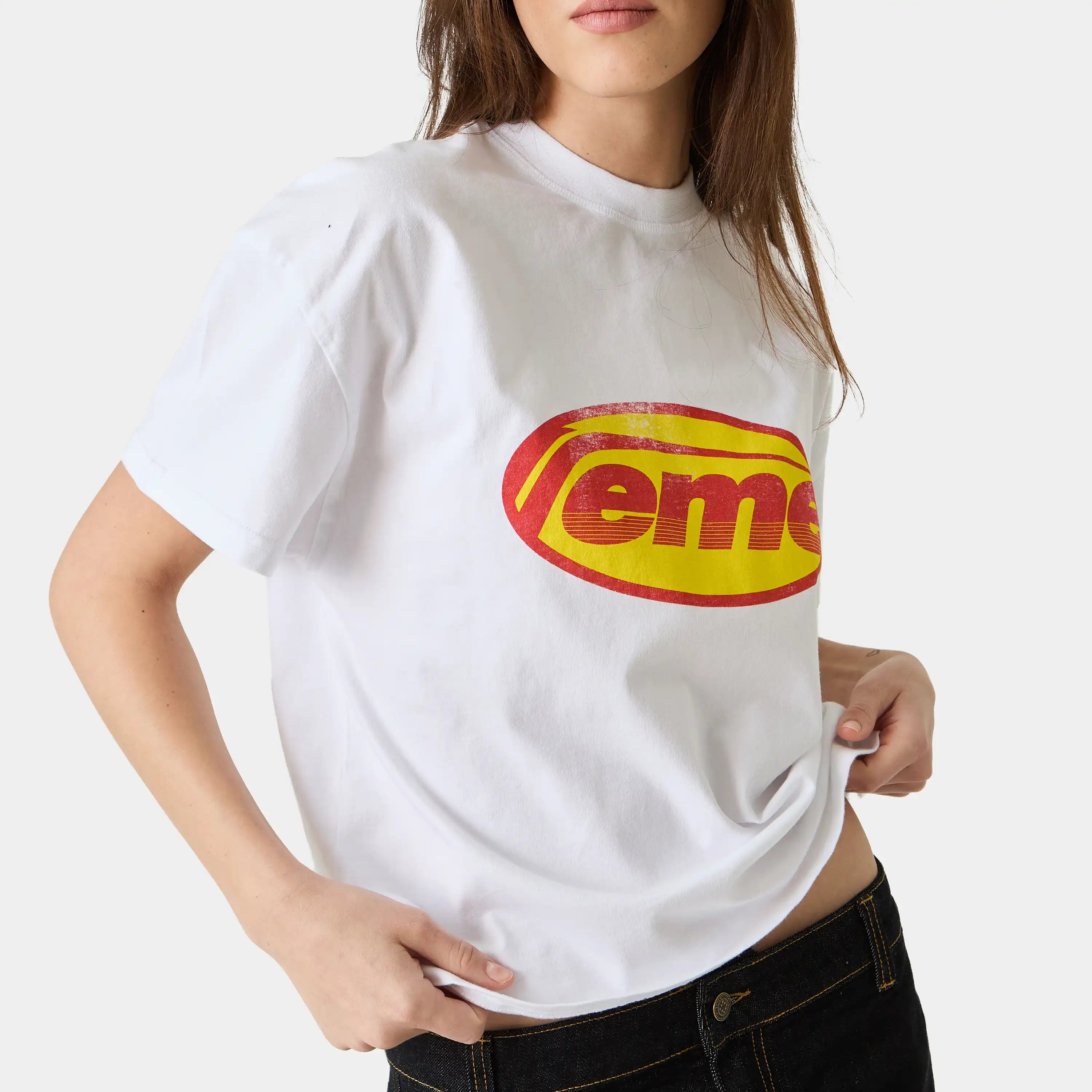 Oval Pearl Oversized Tee T-shirts Eme Studios
