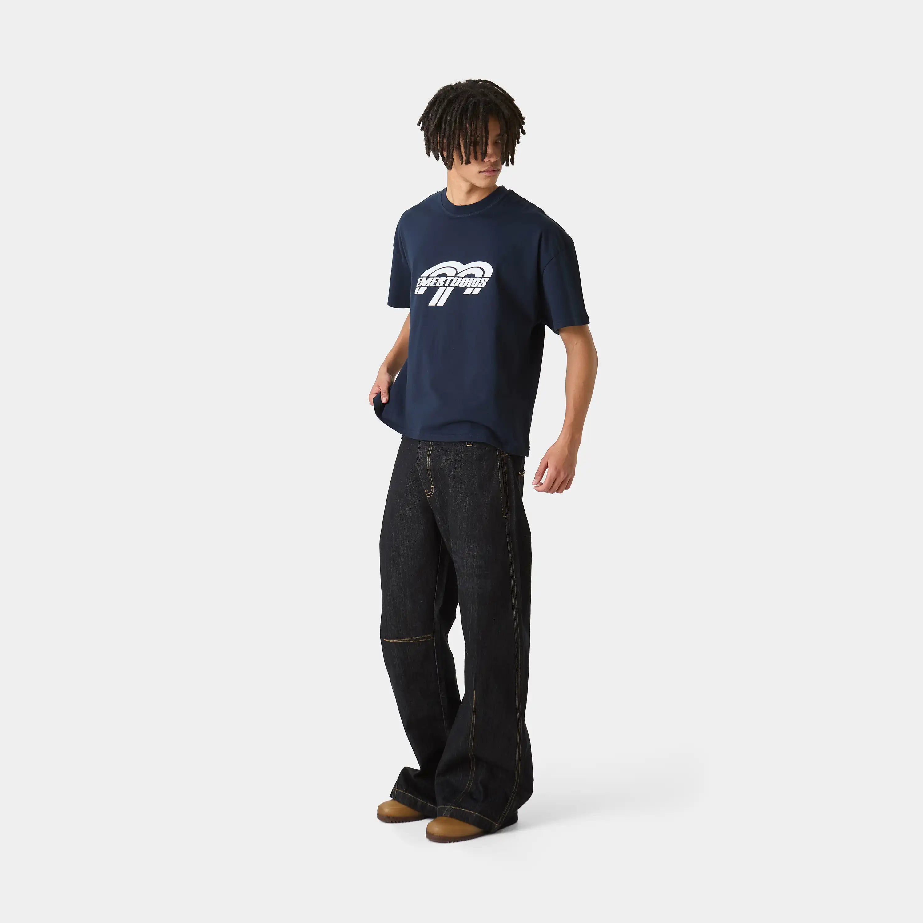ARC Navy Oversized Tee T-shirts Eme Studios