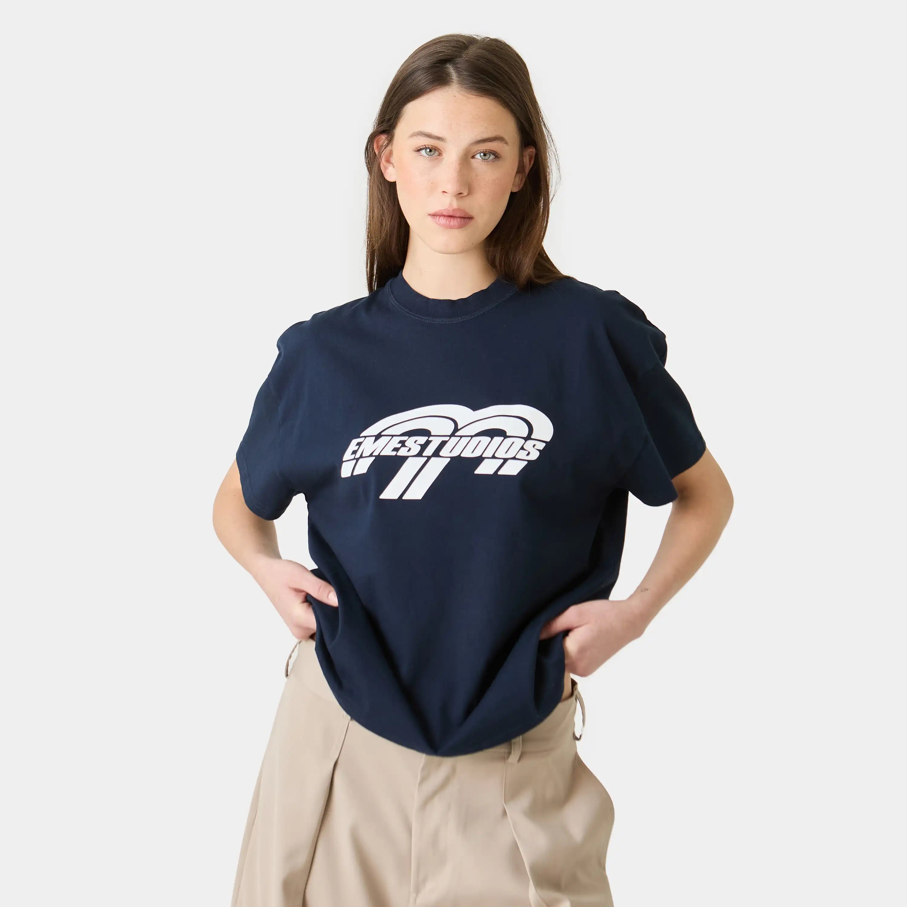 ARC Navy Oversized Tee T-shirts Eme Studios