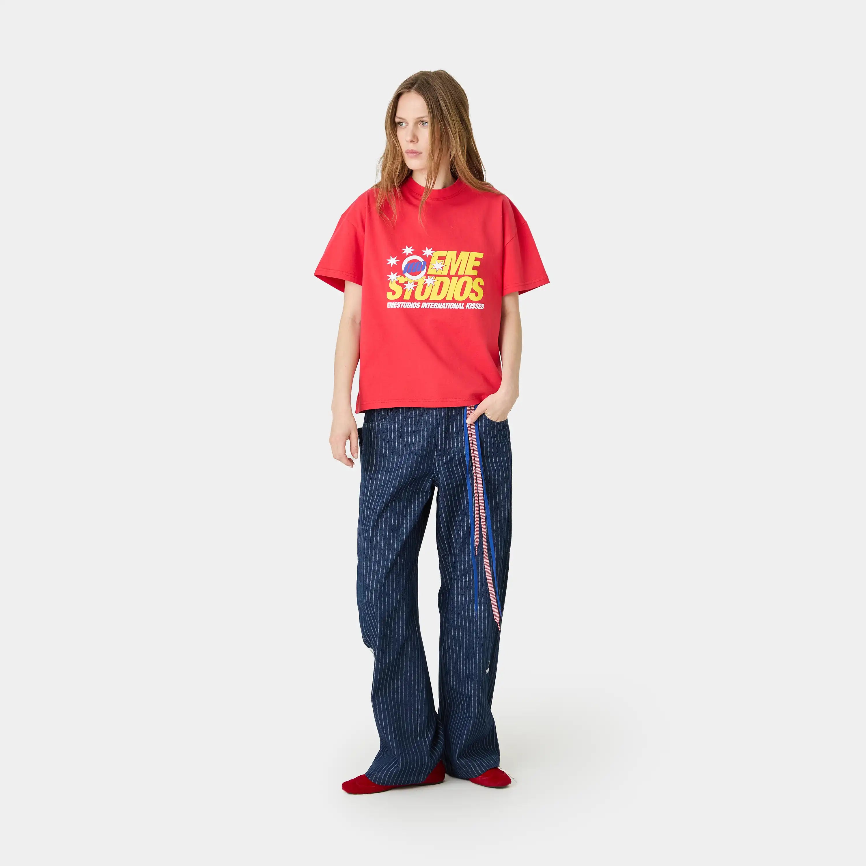 Euro Star Cherry Oversized Tee T-shirts Eme Studios