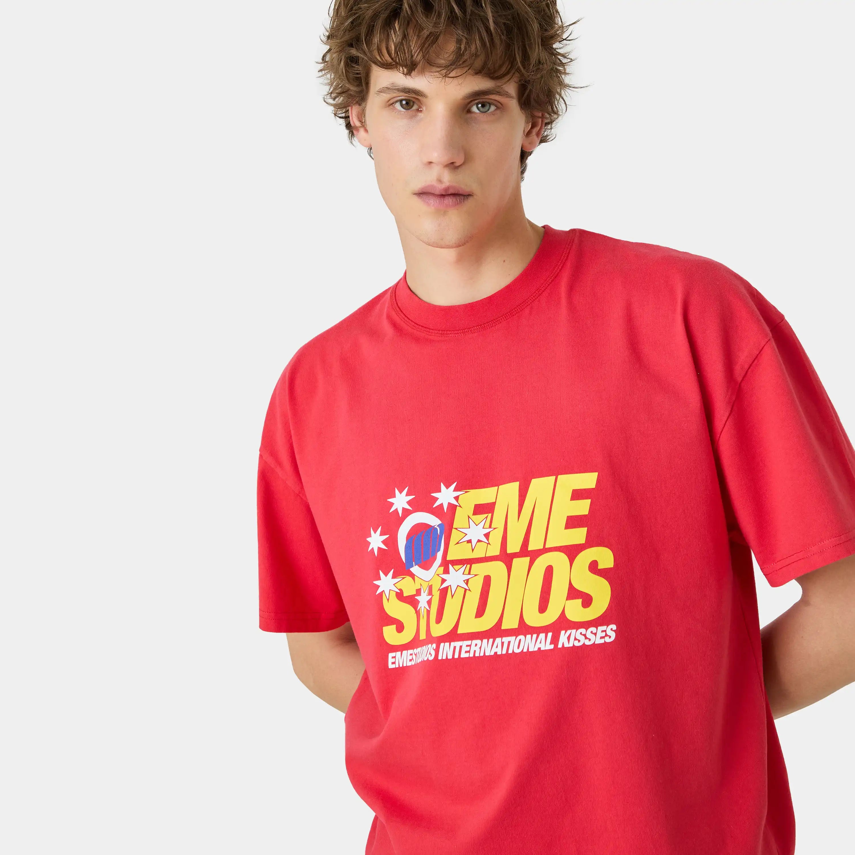 Euro Star Cherry Oversized Tee T-shirts Eme Studios