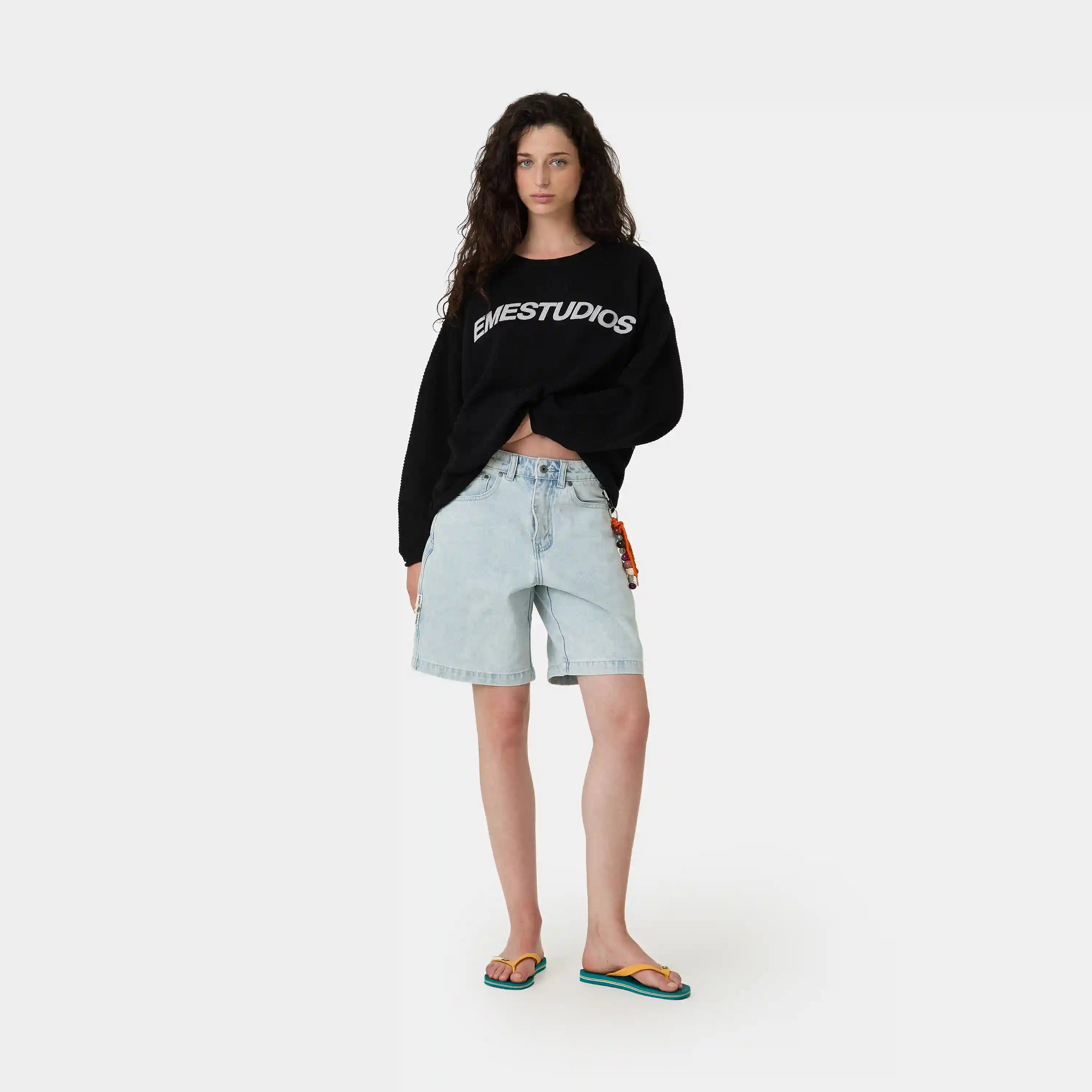 Breeze Shadow Knit Sweater Knitwear Eme Studios