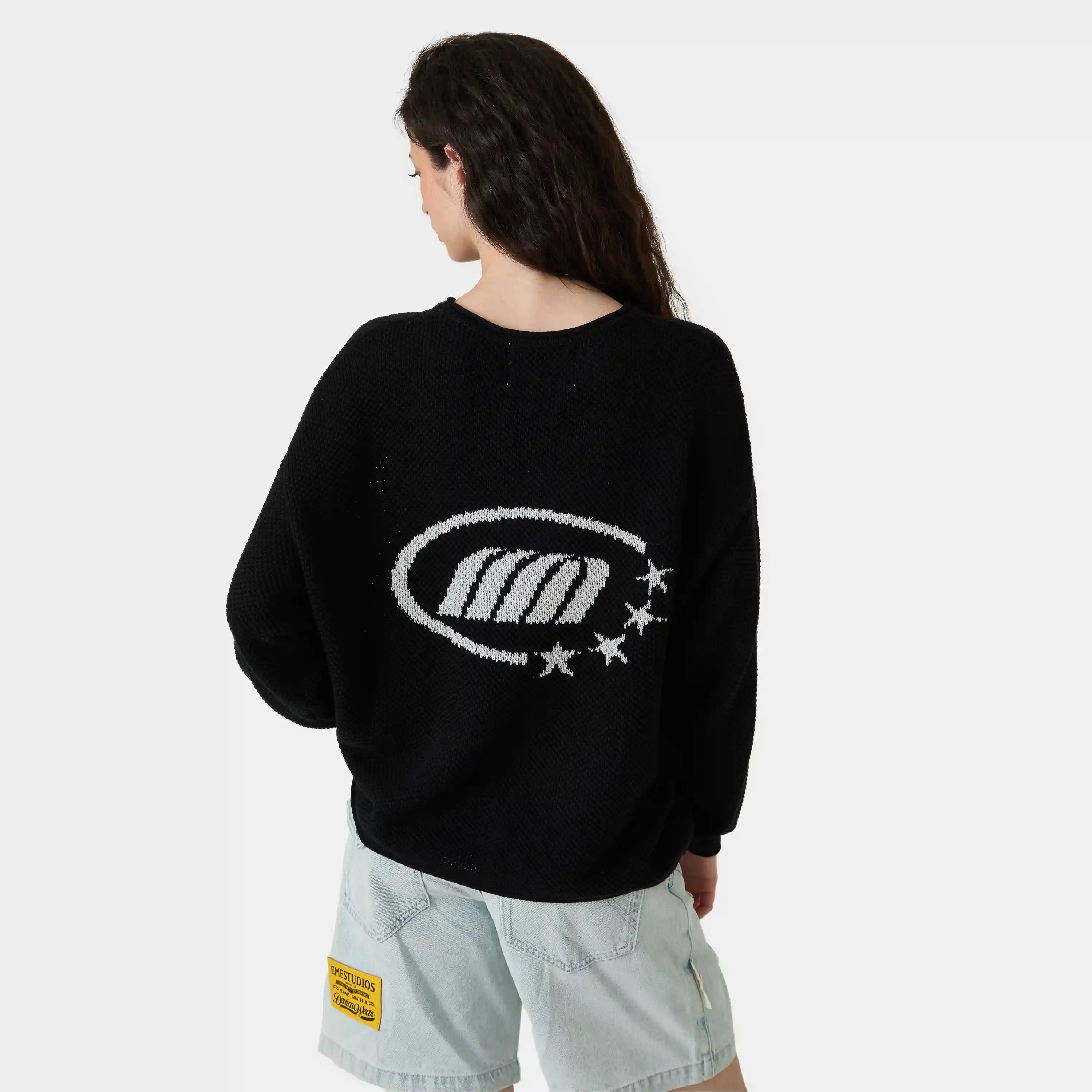 Breeze Shadow Knit Sweater Knitwear Eme Studios