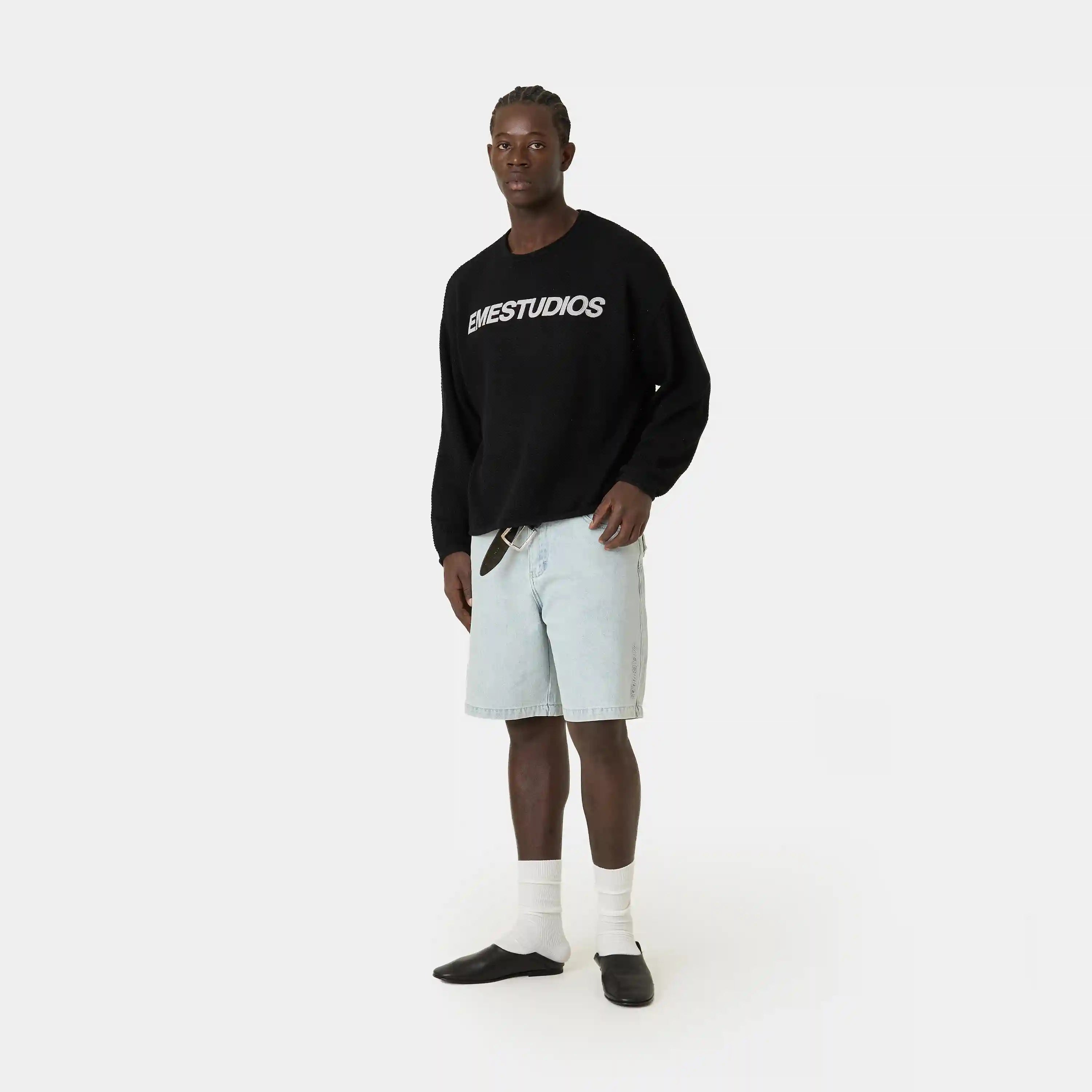 Breeze Shadow Knit Sweater Knitwear Eme Studios