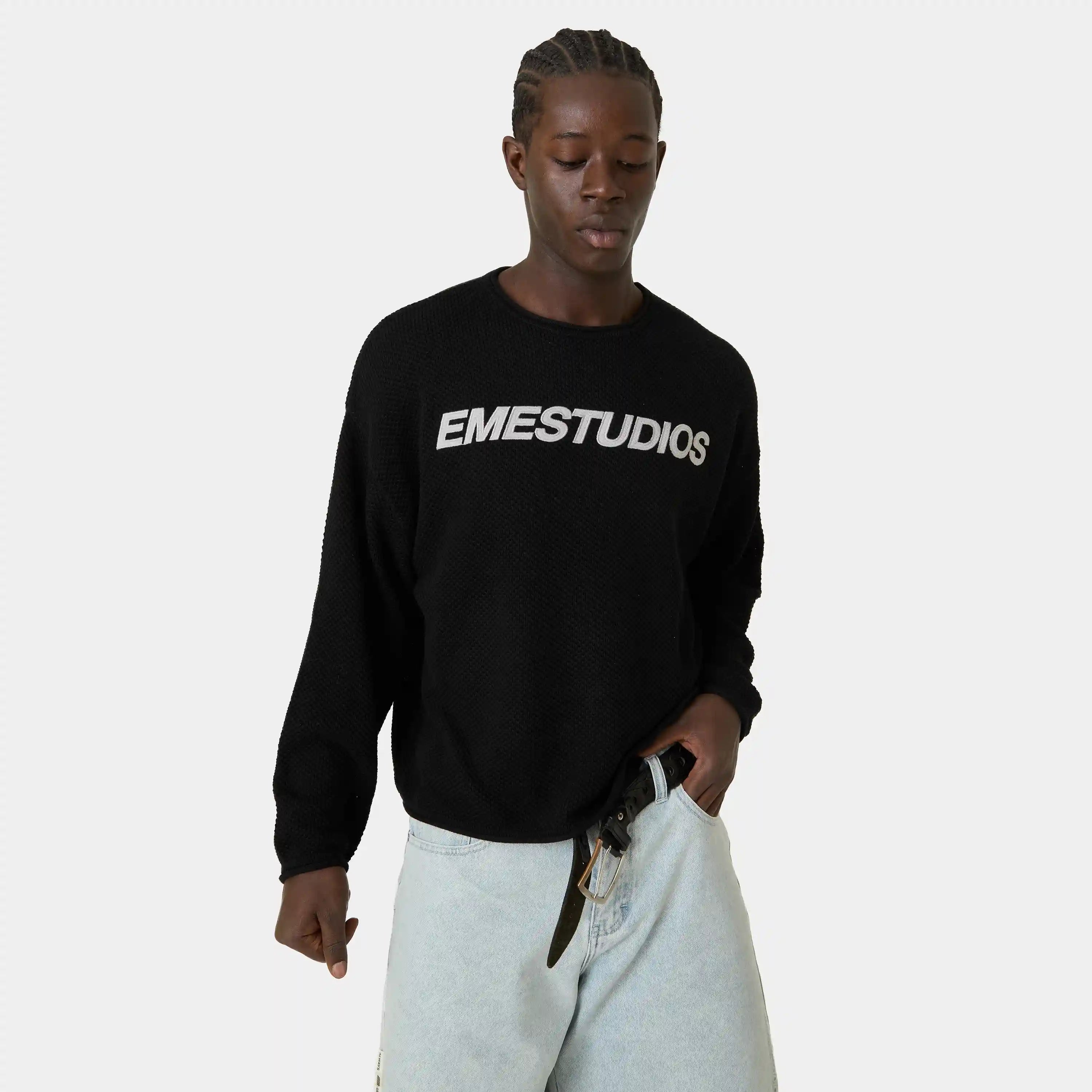 Breeze Shadow Knit Sweater Knitwear Eme Studios