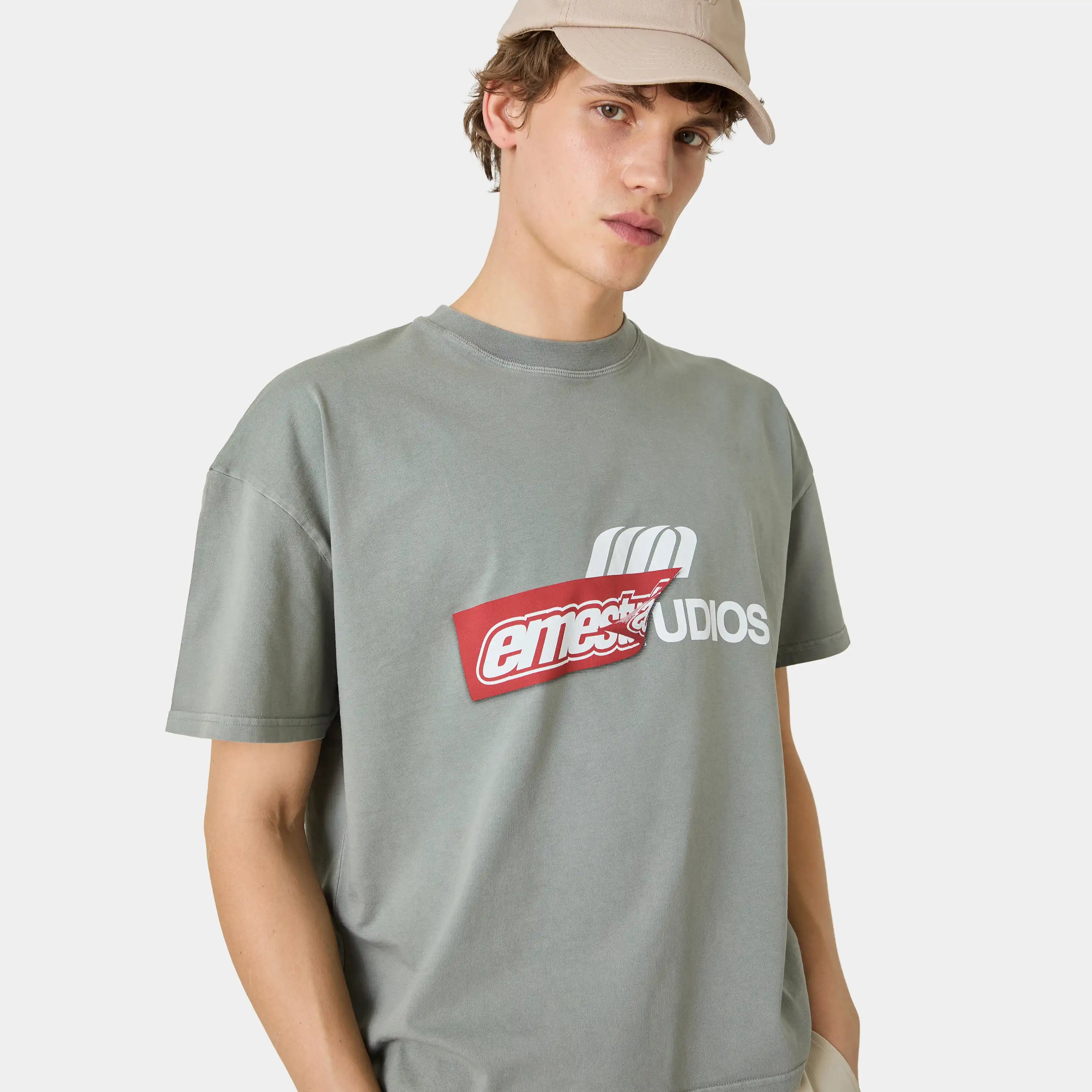 Despiece Olive Oversized Tee T-shirts Eme Studios