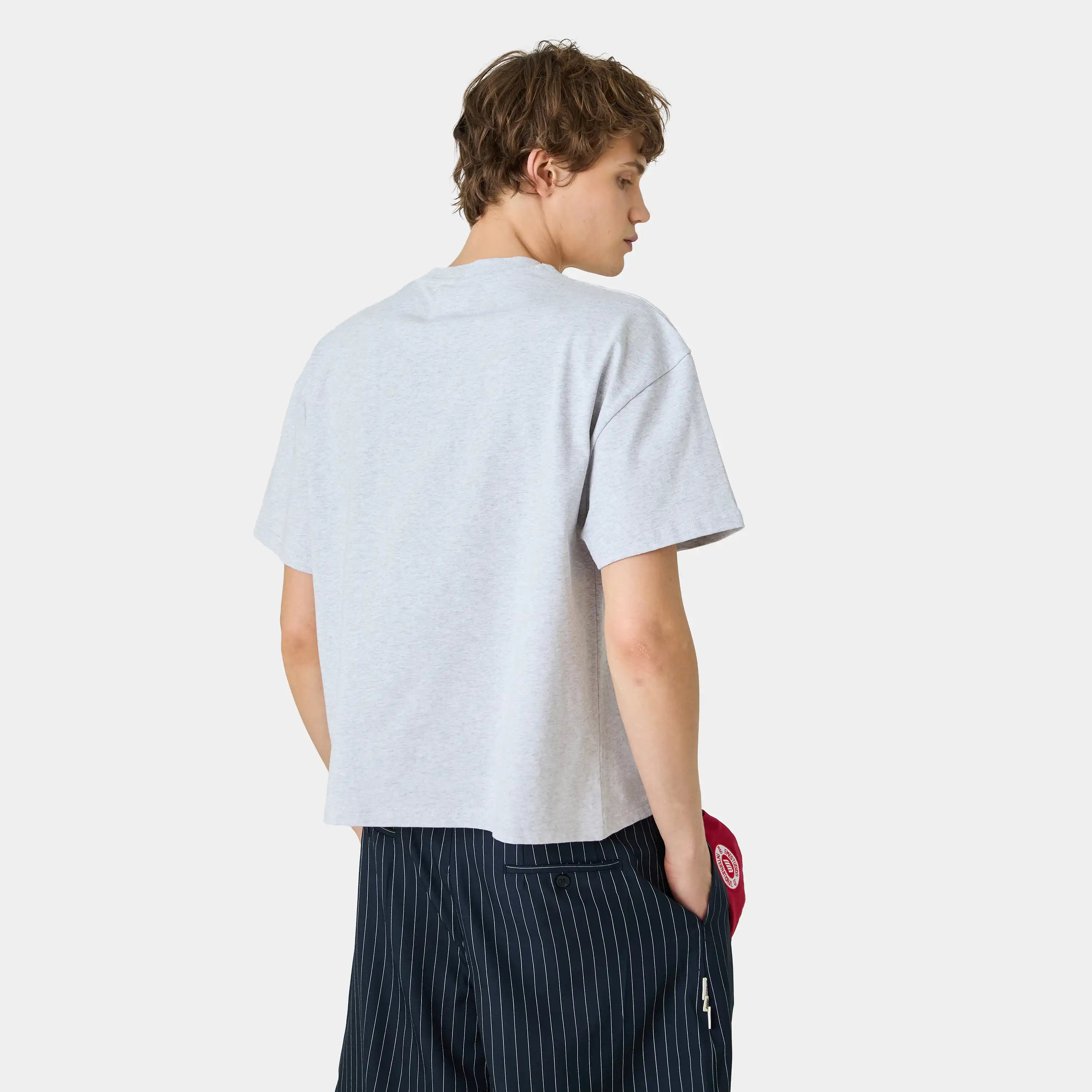 Despiece Heather Grey Oversized Tee T-shirts Eme Studios