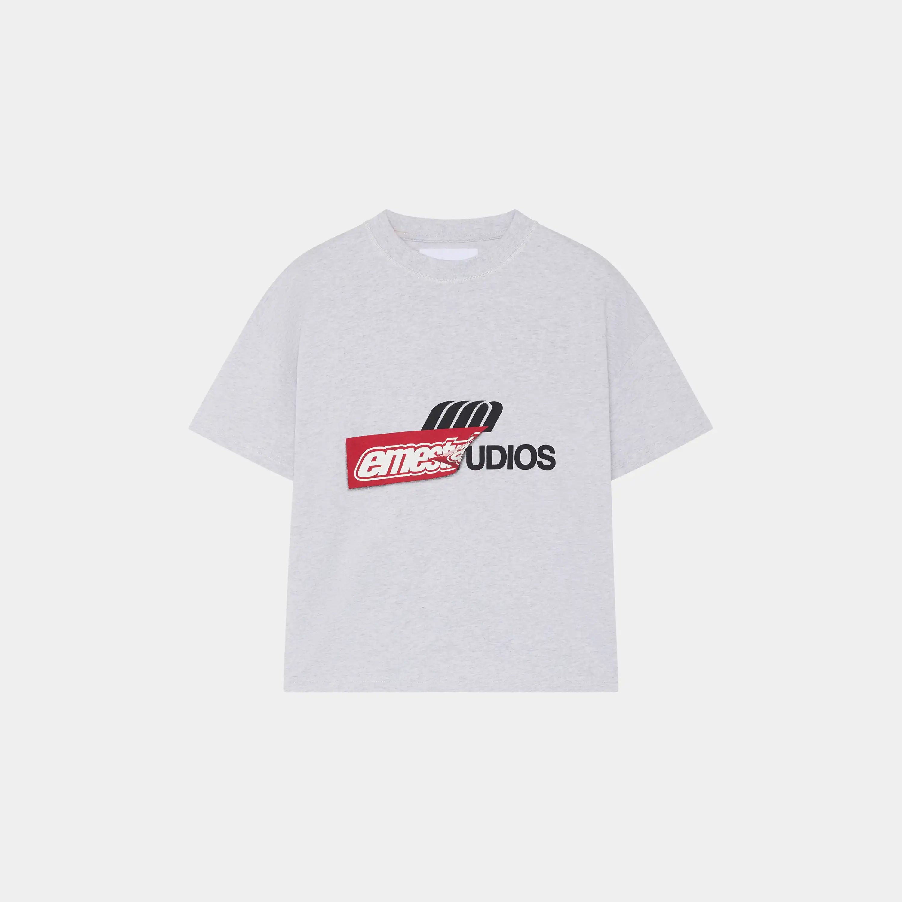 Despiece Heather Grey Oversized Tee T-shirts Eme Studios