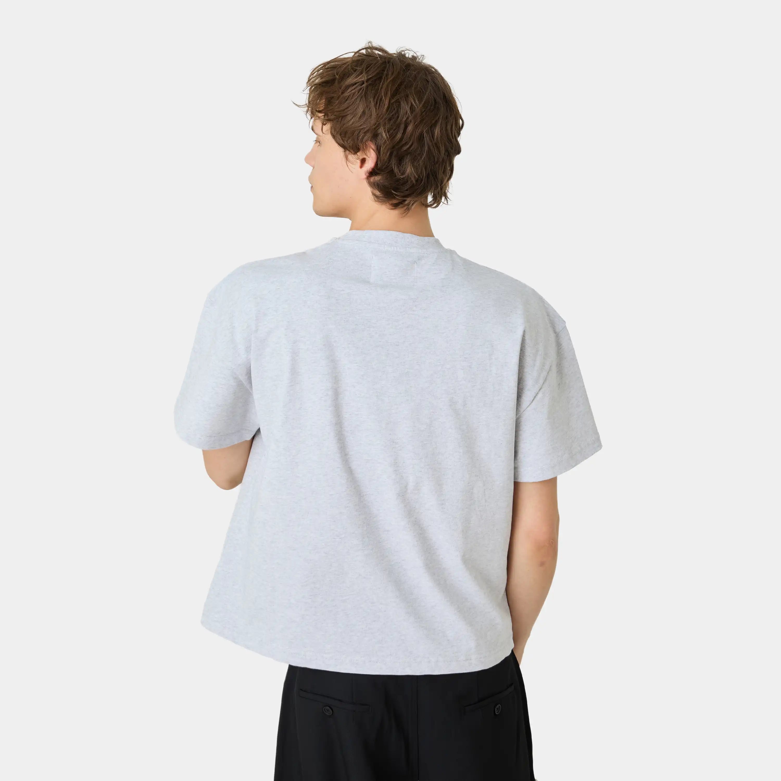 Rrelative Heather Grey Oversized Tee T-shirts Eme Studios