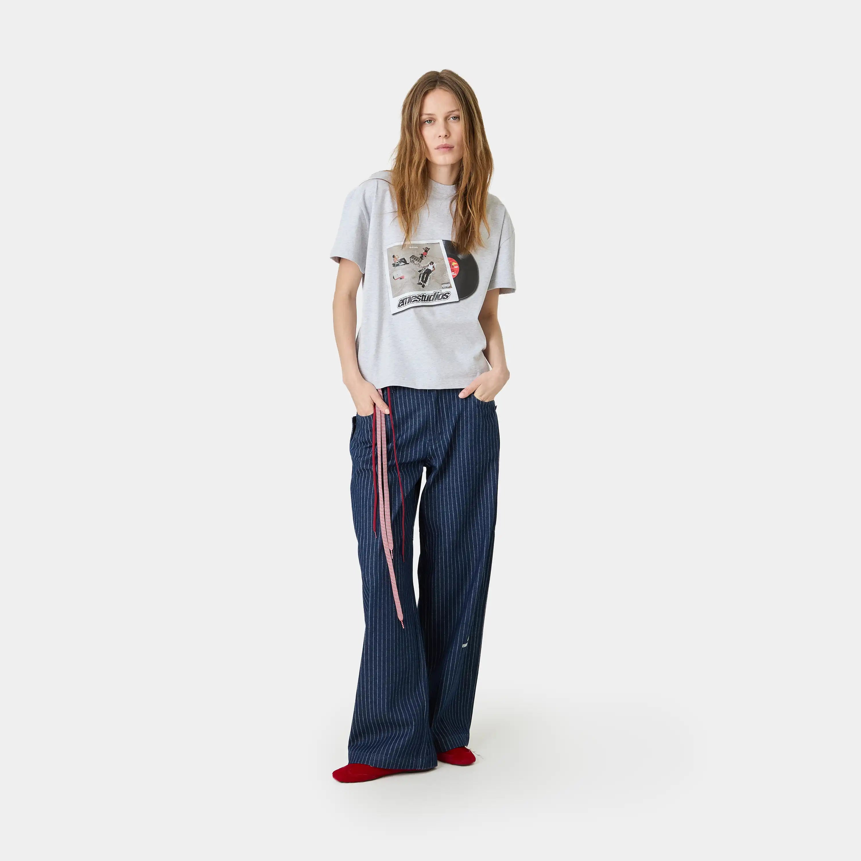 Rrelative Heather Grey Oversized Tee T-shirts Eme Studios