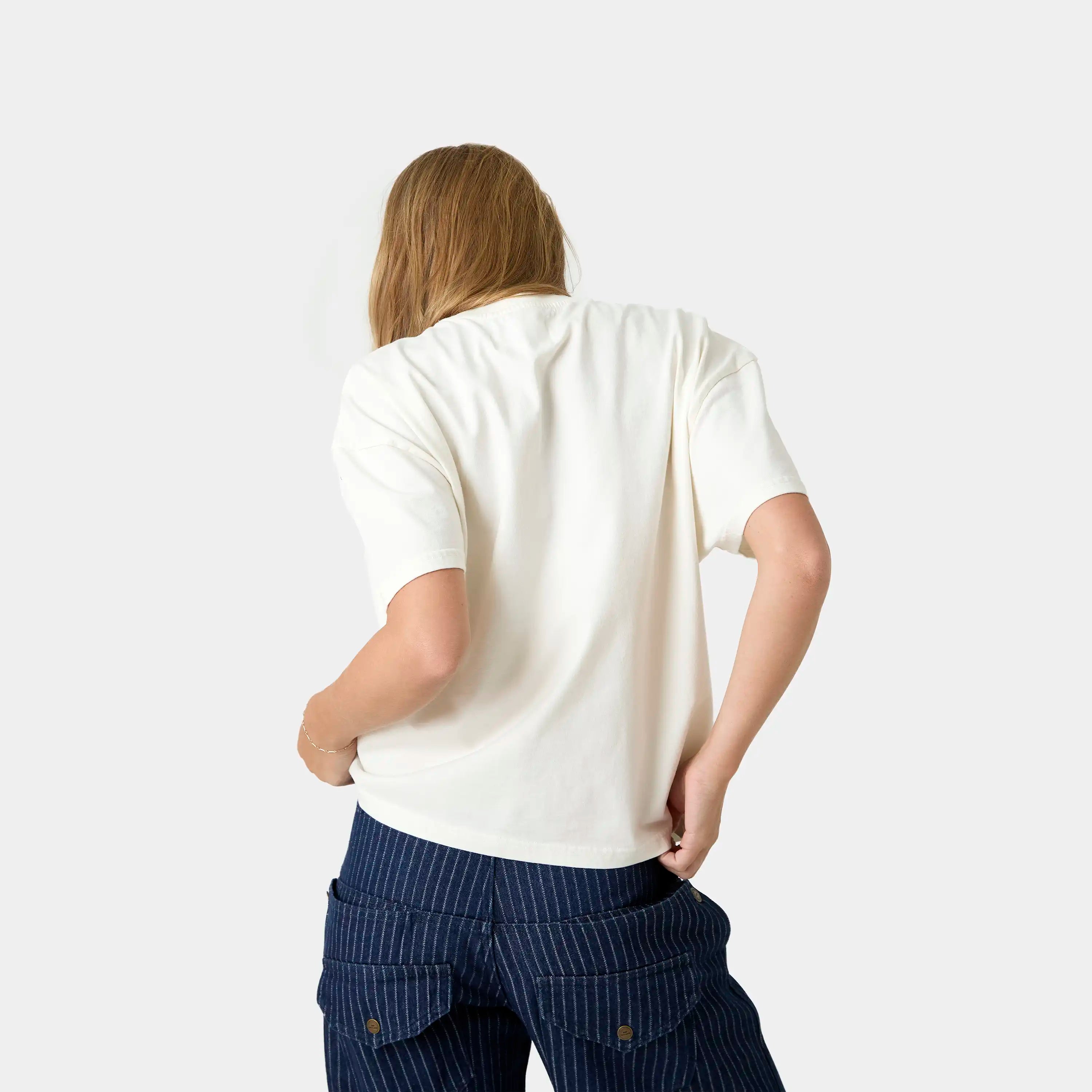 Jackies Off Sand Oversized Tee T-shirts Eme Studios