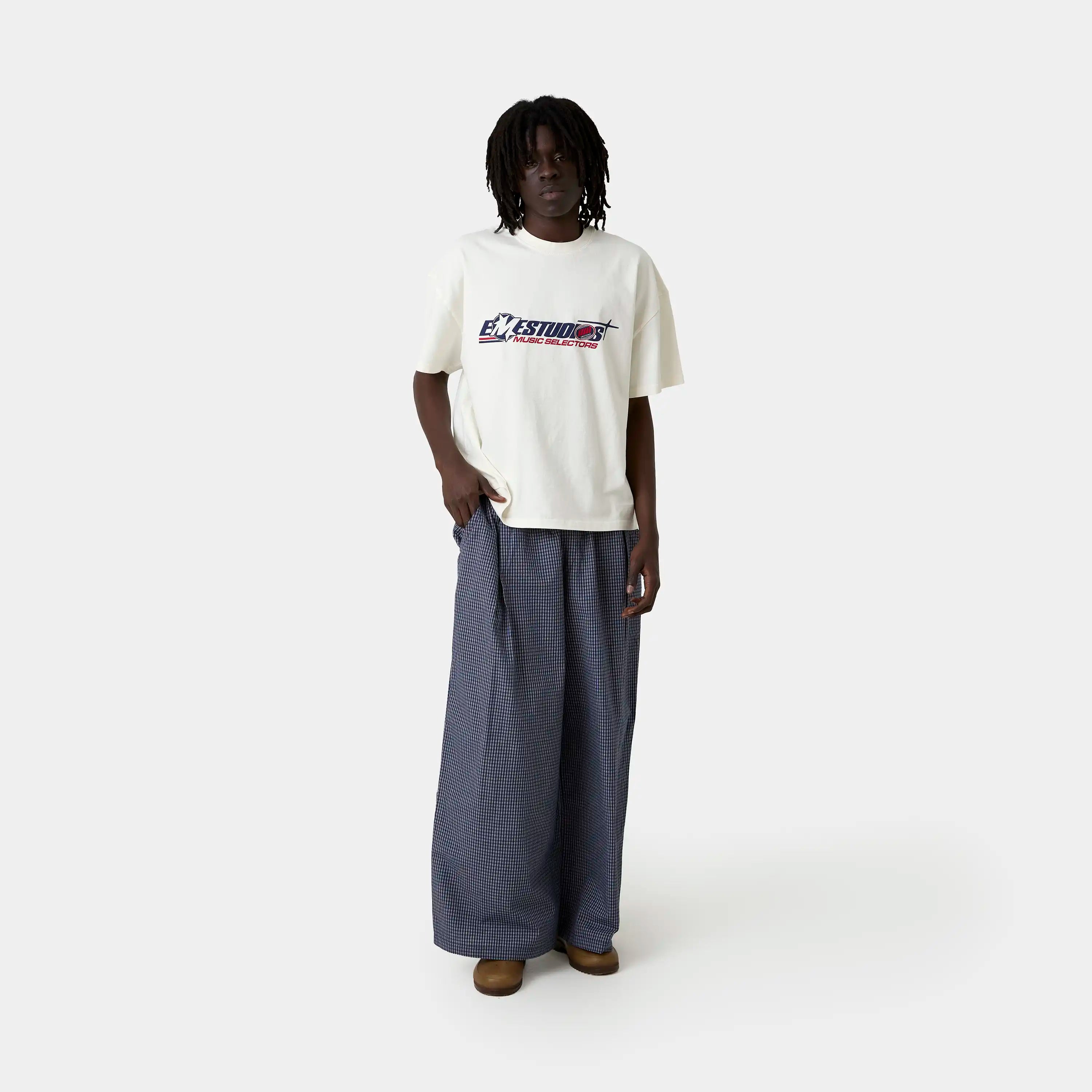 Jackies Off Sand Oversized Tee T-shirts Eme Studios