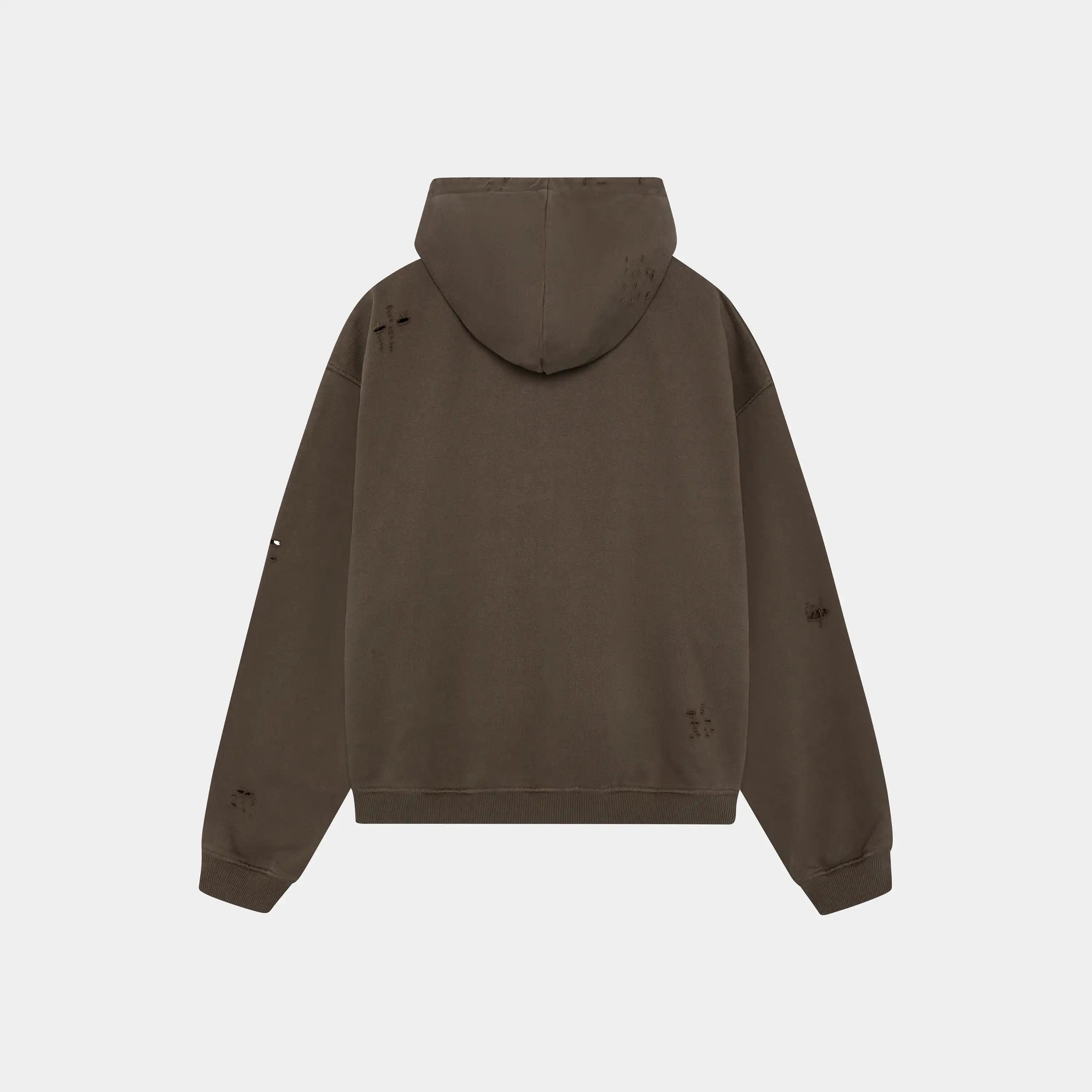 Keeper Fawn Cropped Boxy Full Zip Hoodies Eme Studios