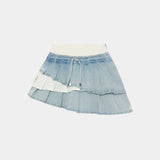 Forest Light Denim Skirt Woman Pants Eme Studios