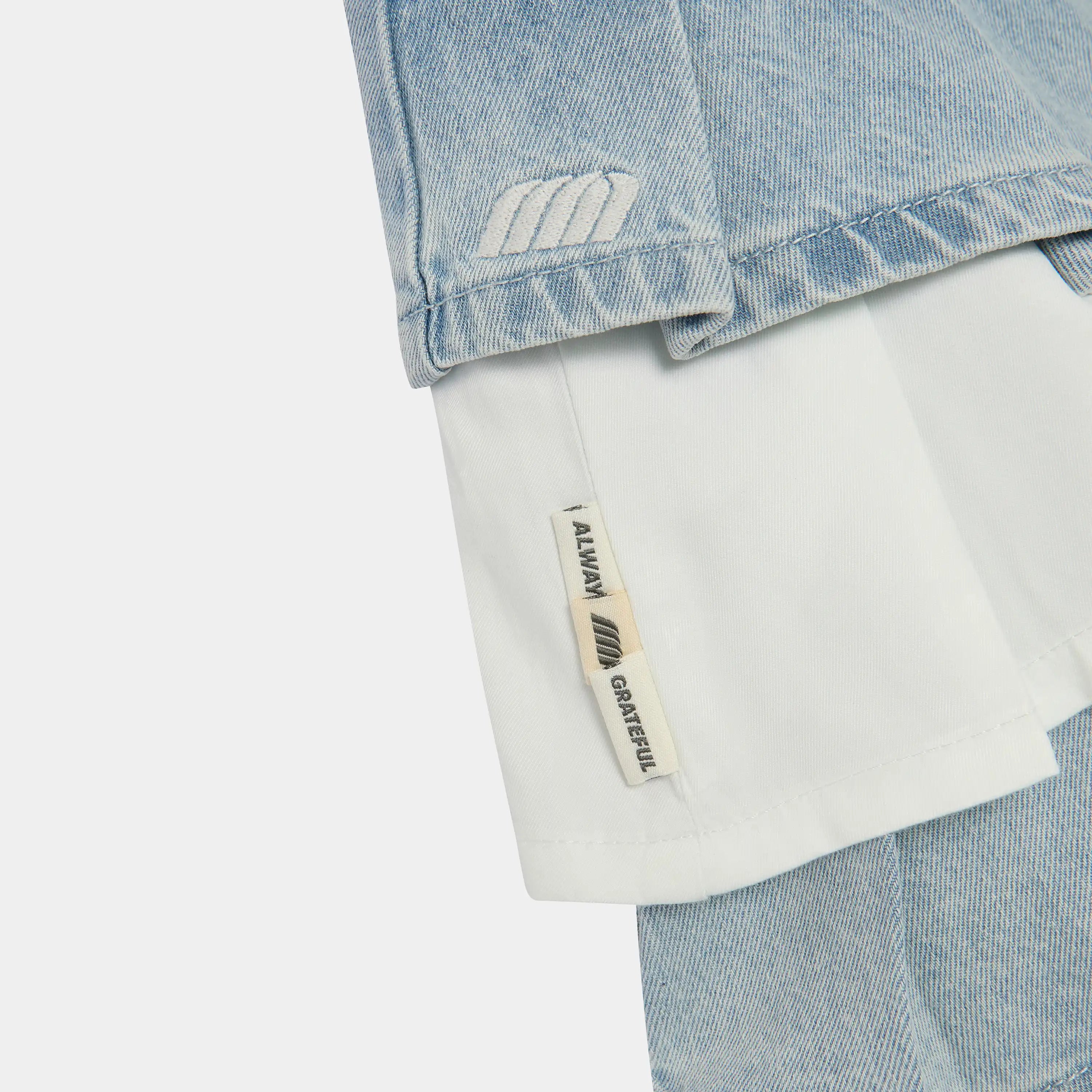 Forest Light Denim Skirt Woman Pants Eme Studios