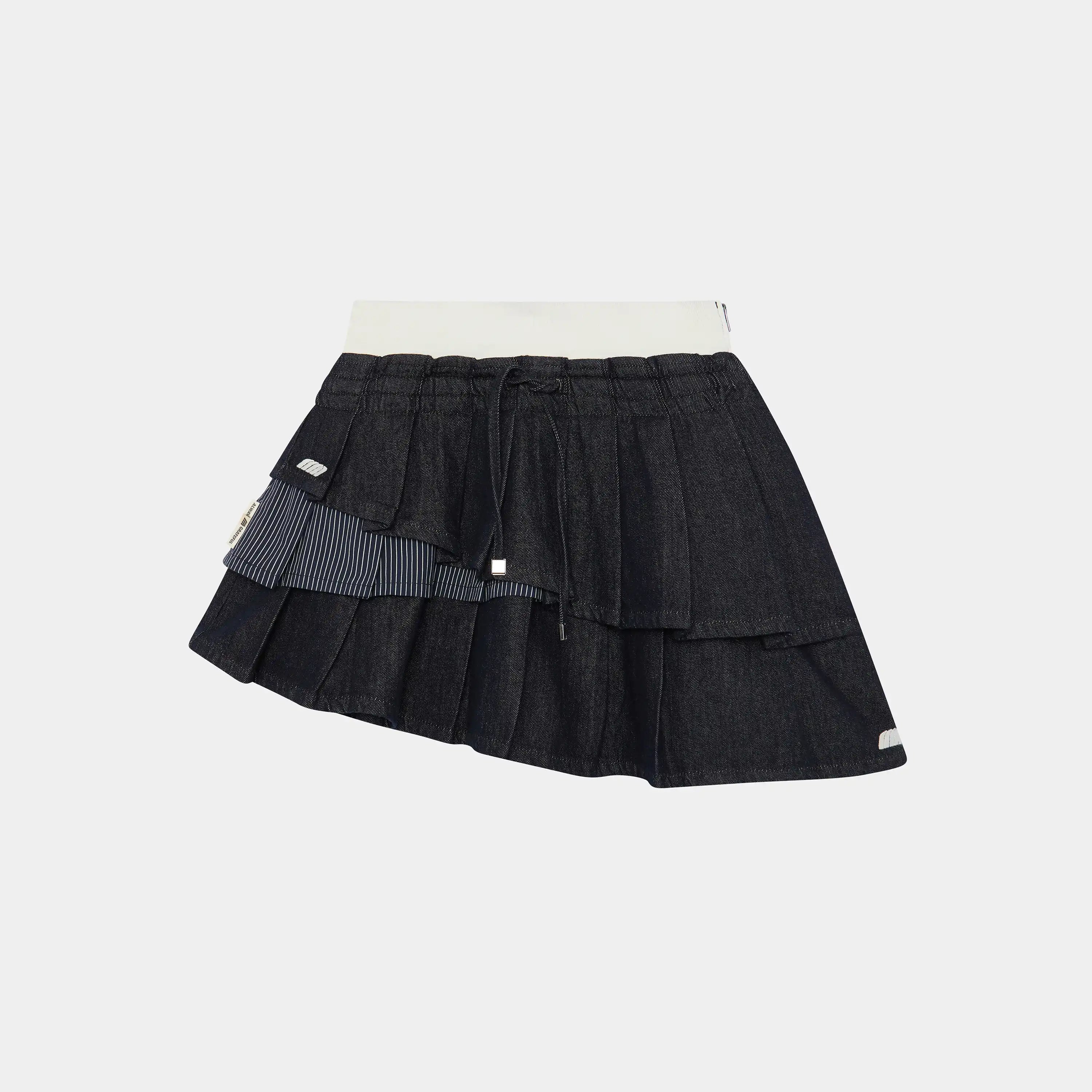 Forest Raw Denim Skirt