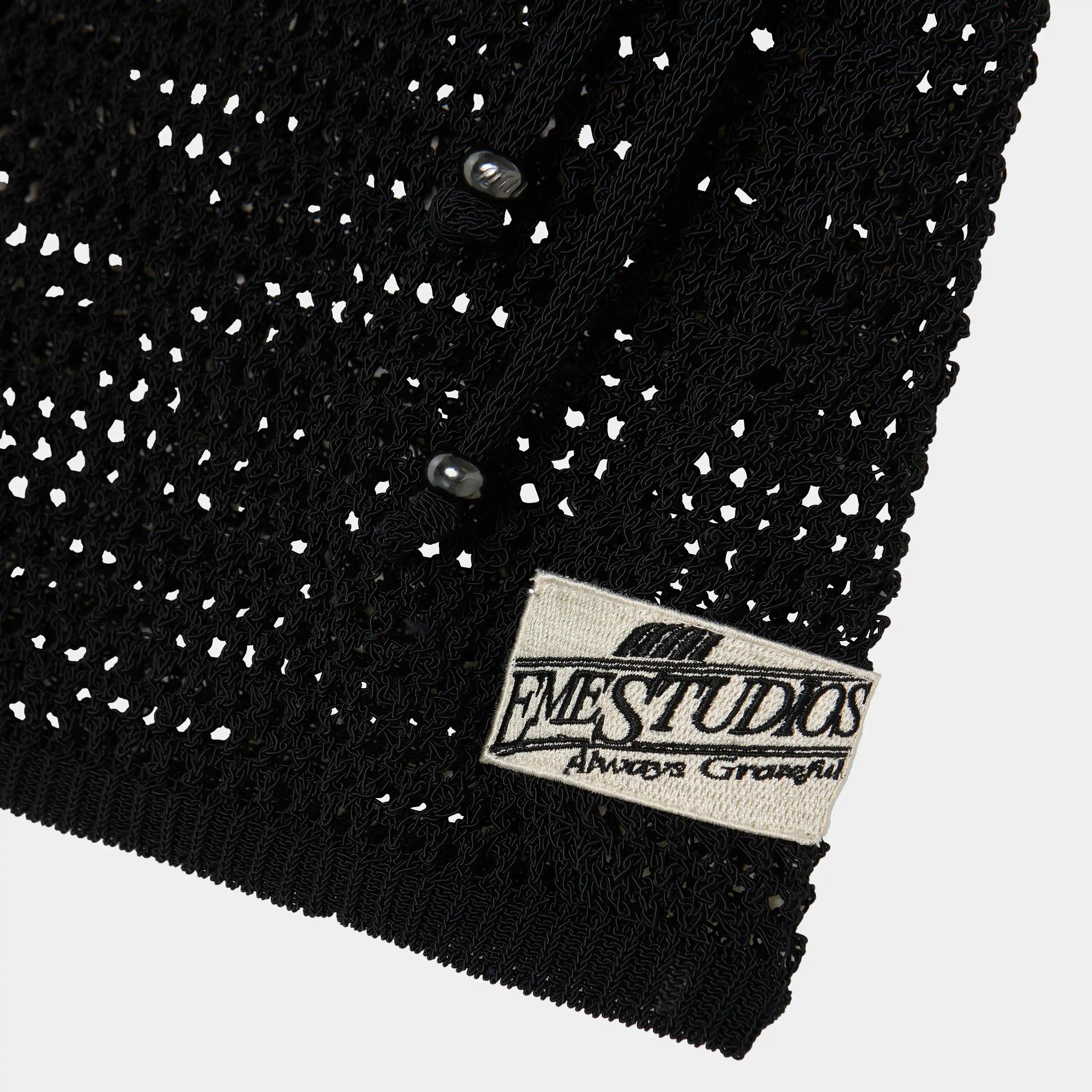 Barceloneta Black Crochet Shorts Woman Pants Eme Studios