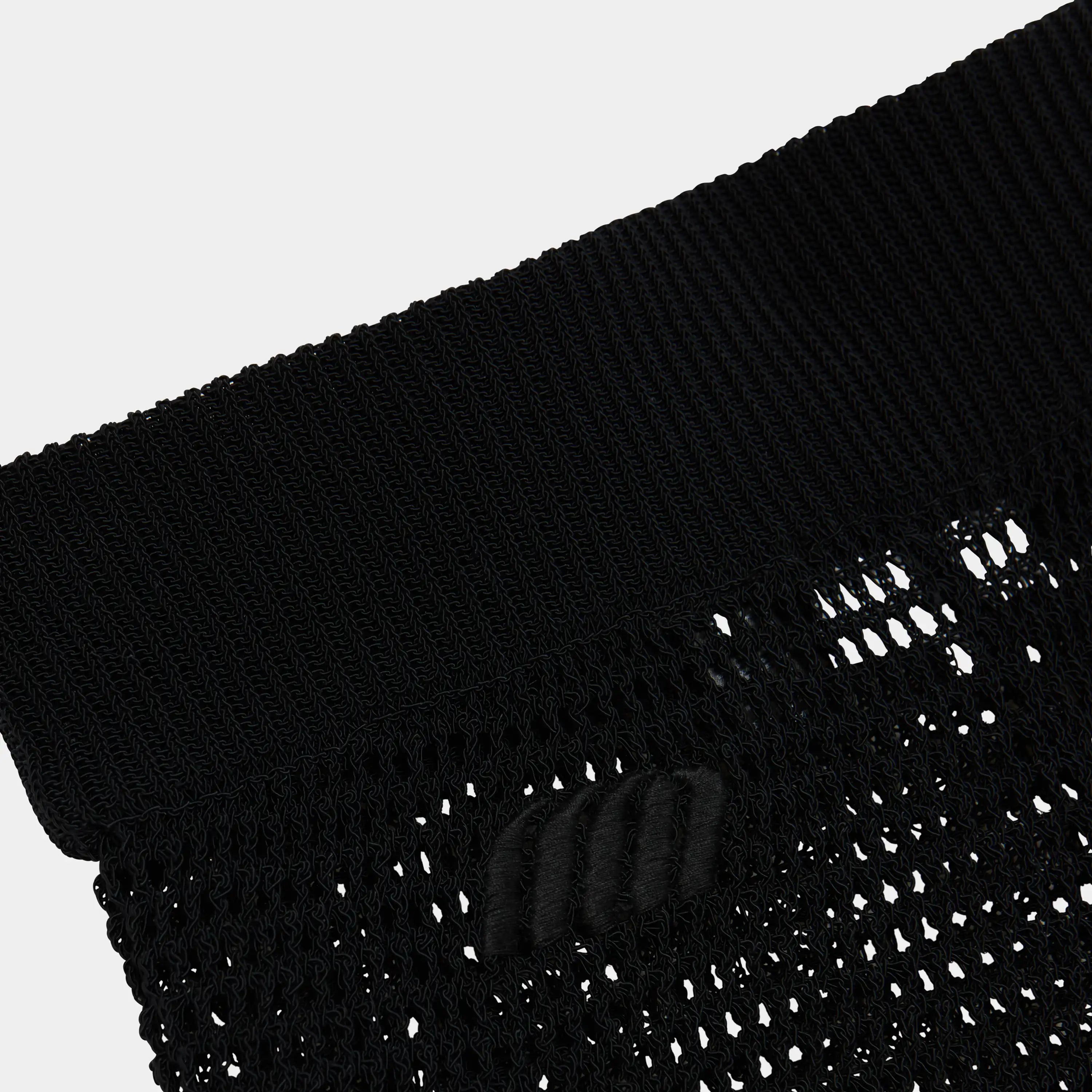 Barceloneta Black Crochet Shorts Woman Pants Eme Studios