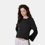 Double Trouble Shadow Long Sleeve Woman T-Shirts Eme Studios
