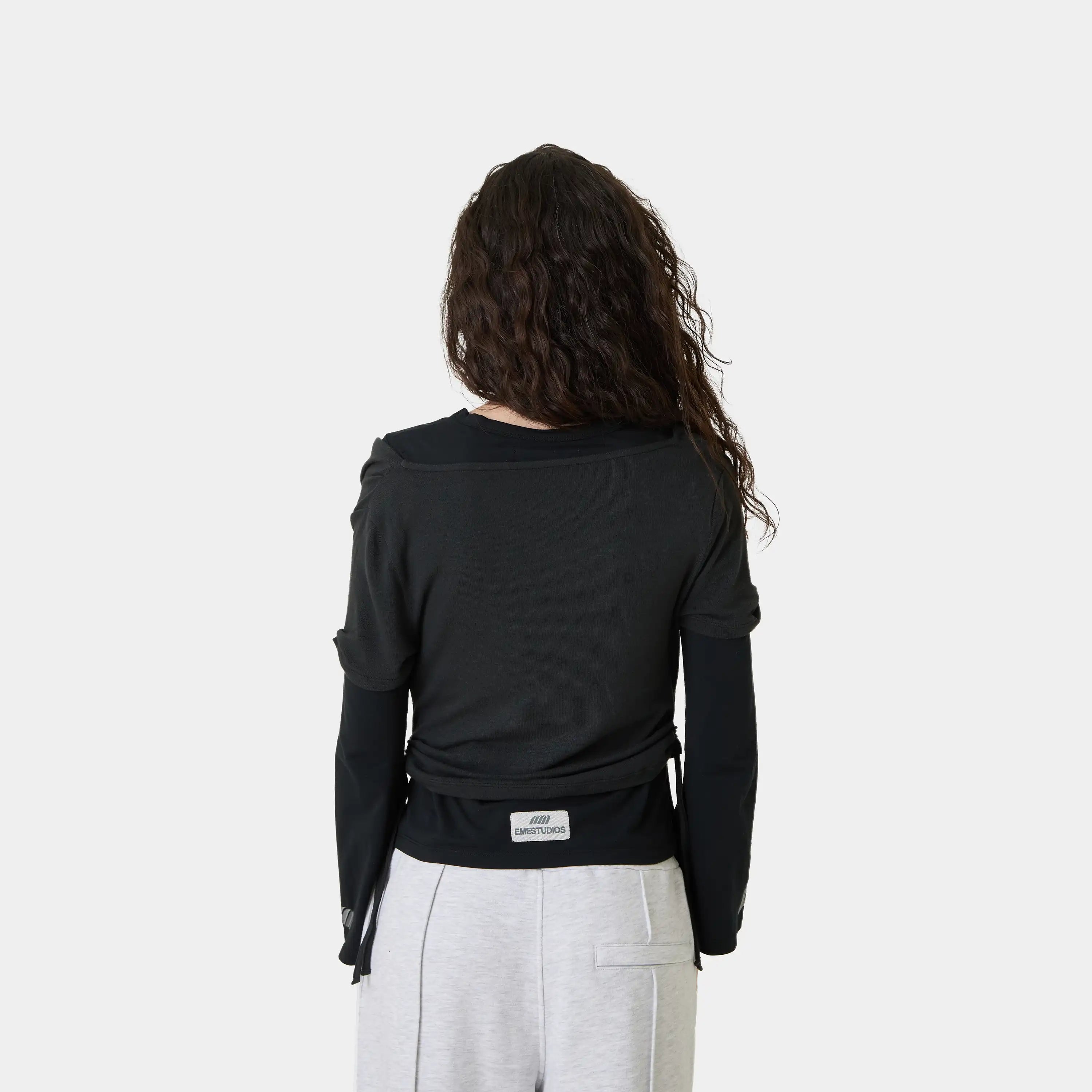 Double Trouble Shadow Long Sleeve Woman T-Shirts Eme Studios