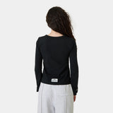 Double Trouble Shadow Long Sleeve Woman T-Shirts Eme Studios