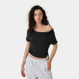 Double Trouble Shadow Long Sleeve Woman T-Shirts Eme Studios