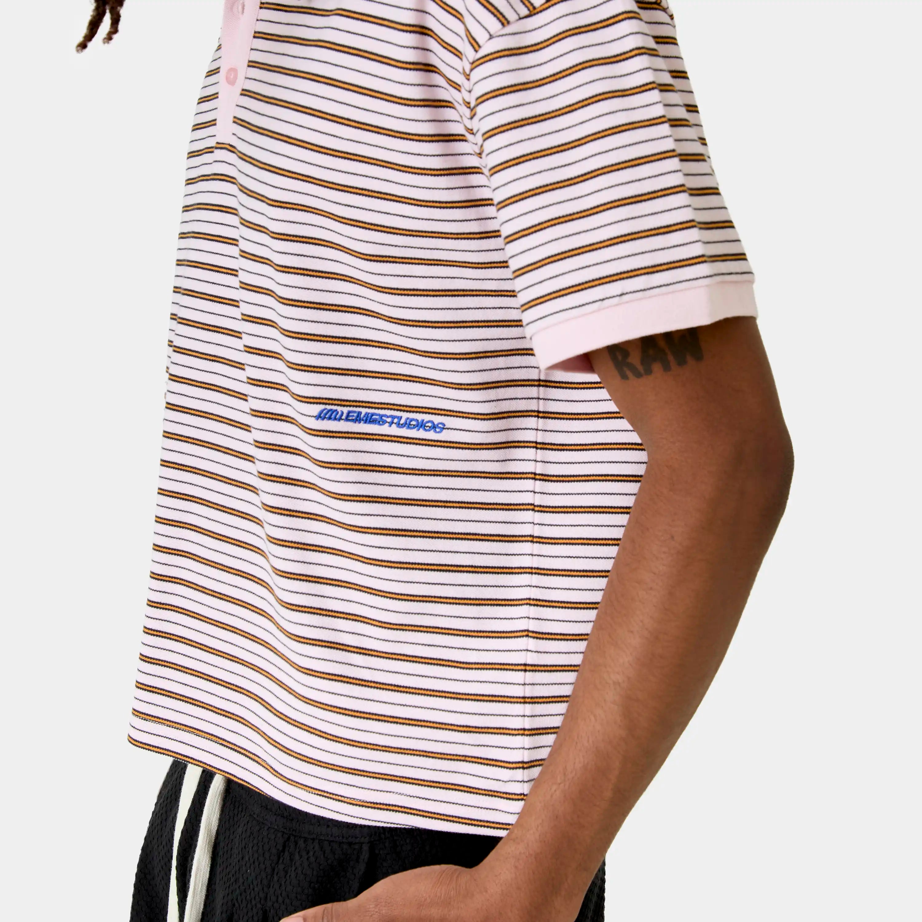 Giglio Cotton Candy Short Sleeve Polo T-shirts Eme Studios