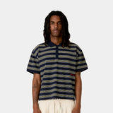 Giglio Navy Short Sleeve Polo T-shirts Eme Studios