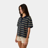 Giglio Navy Short Sleeve Polo T-shirts Eme Studios