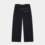 Mat Navy Balloon Linen Pants Pants Eme Studios
