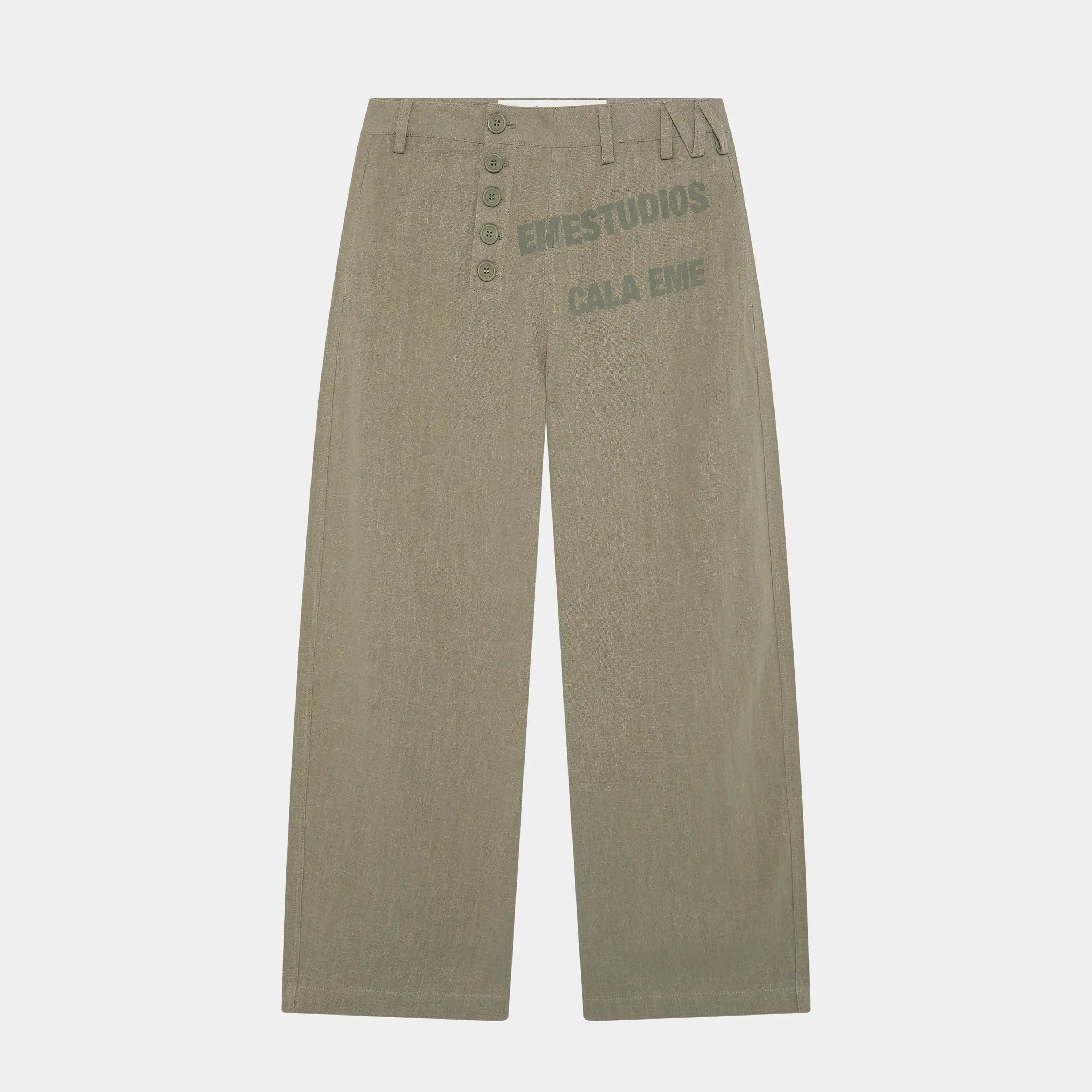 Mat Forest Balloon Linen Pants